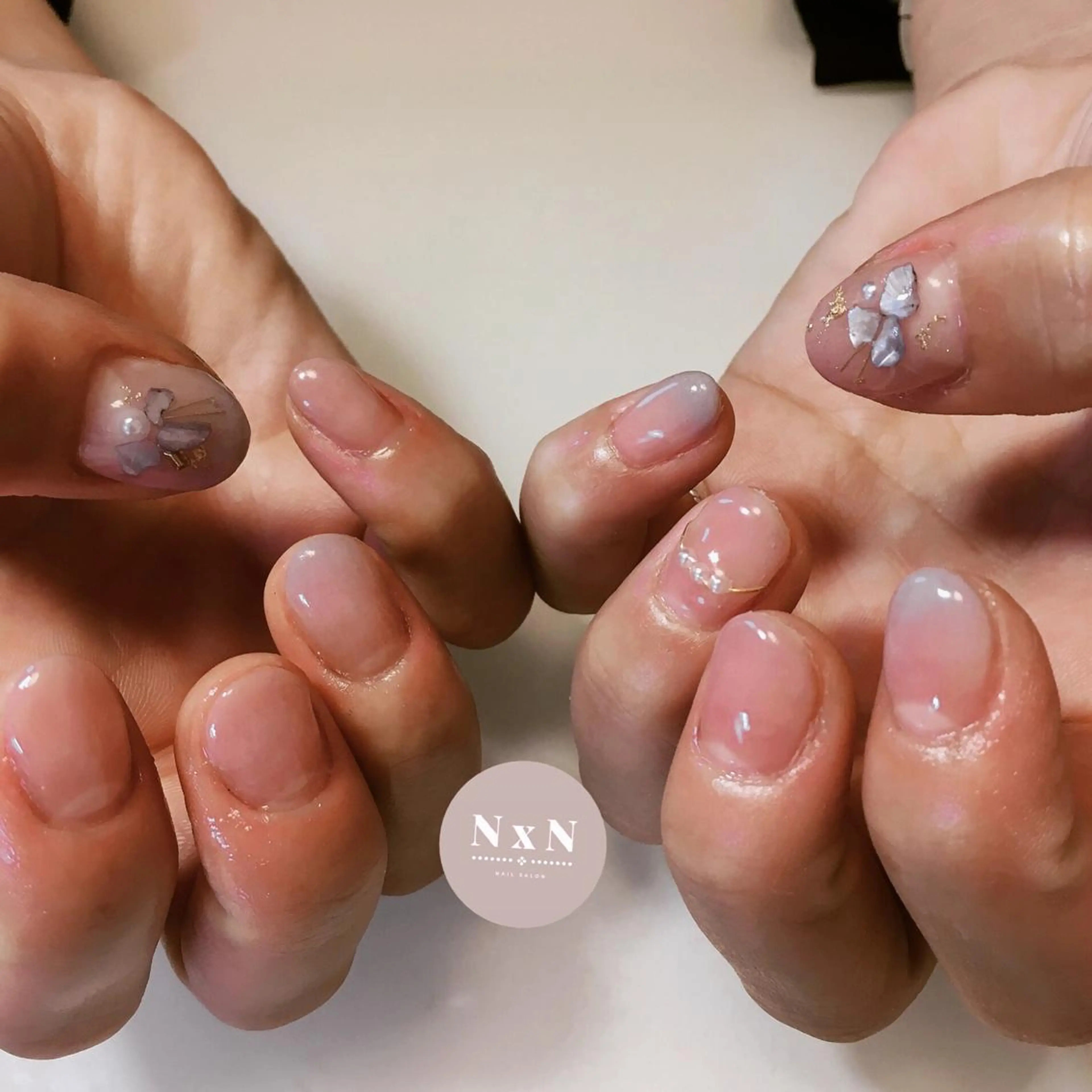 ネイル ジェルネイル ぷっくりネイル nail salon N×Nのネイルデザイン
