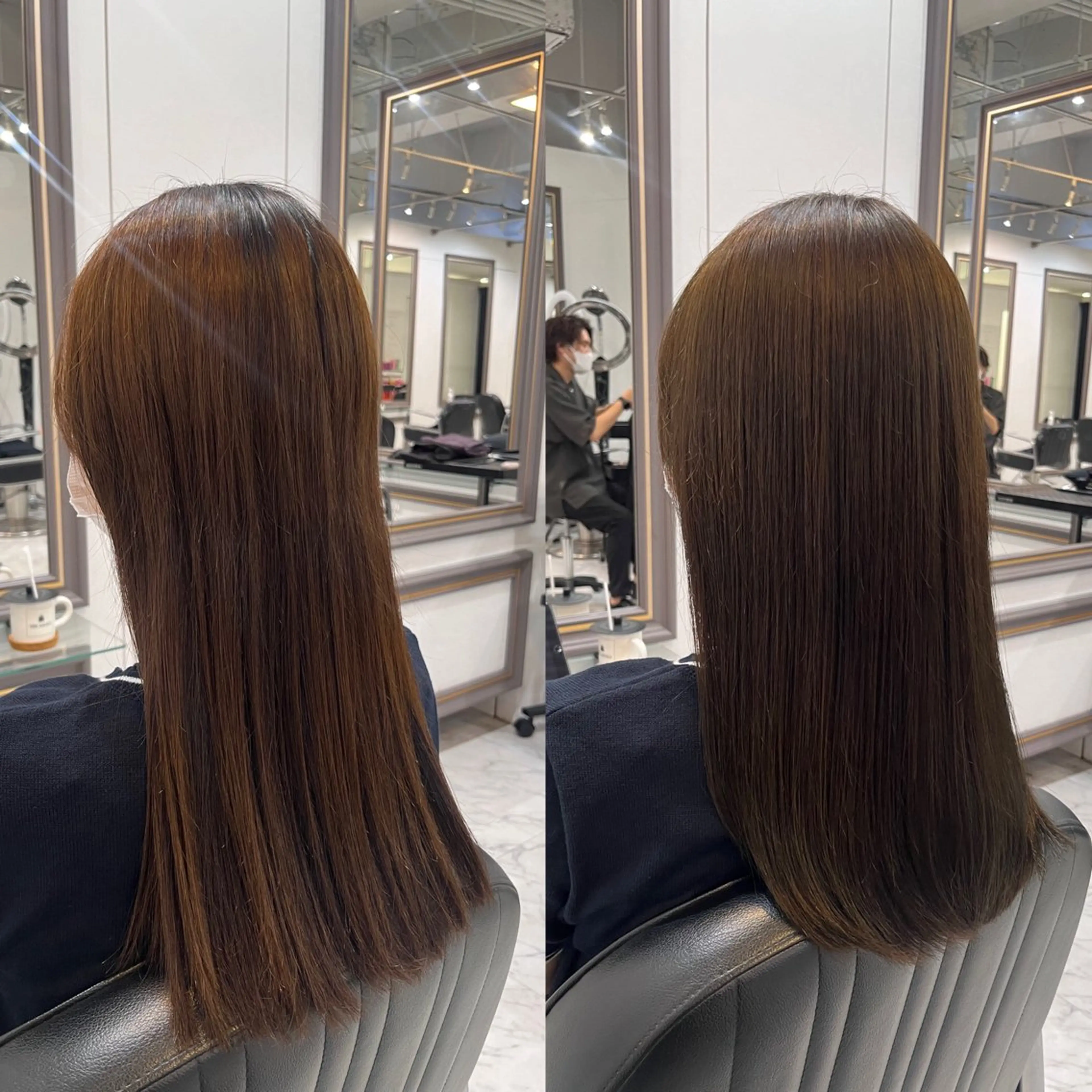 ミディアム カラー トリートメント Hana🌷/ 透明感/艶髪/表参道のヘアスタイル