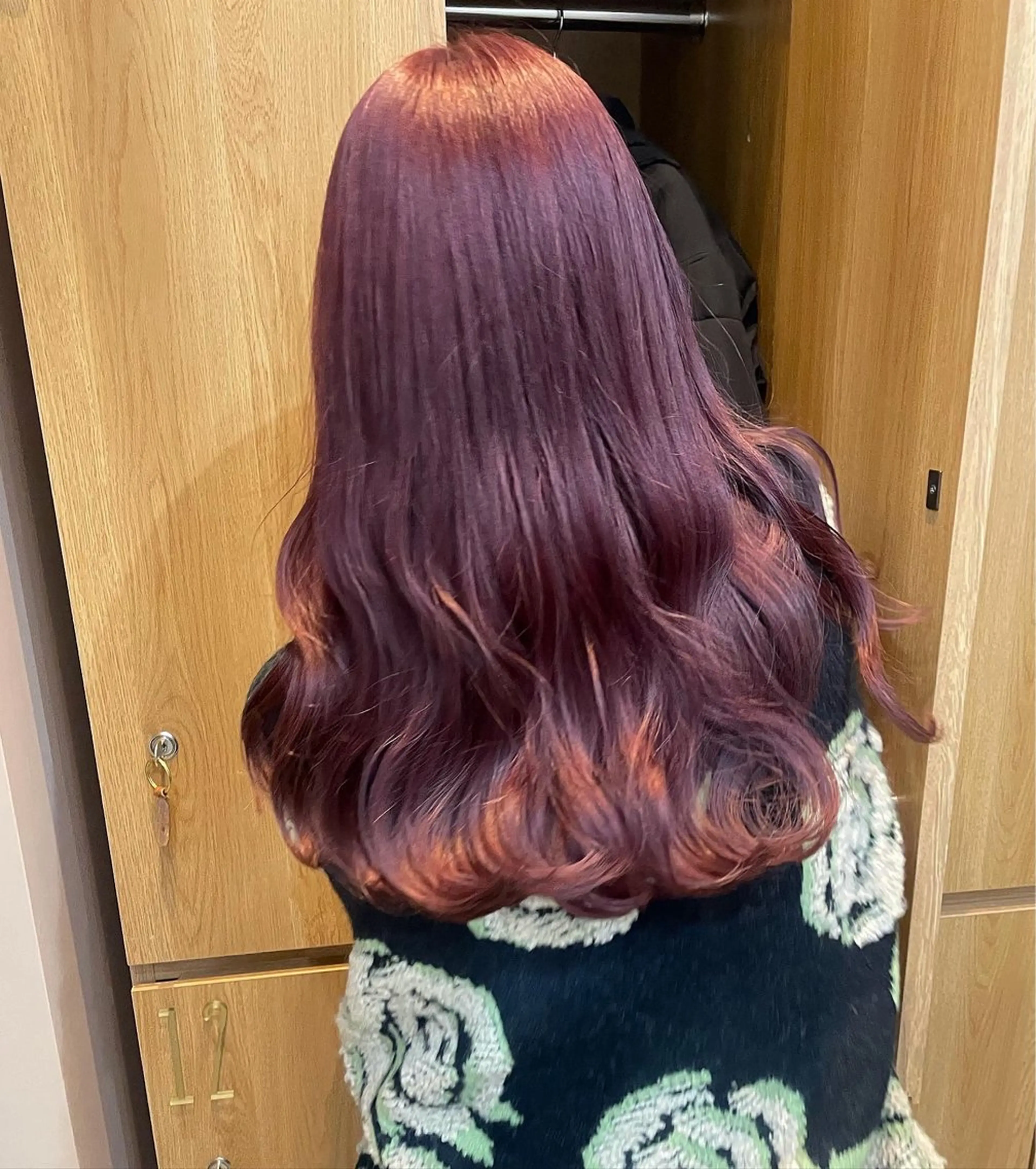 ミディアム カラー ヘアカラー ヘアセット 暖色/ブリーチカラー 🍊 yu-na.のヘアスタイル