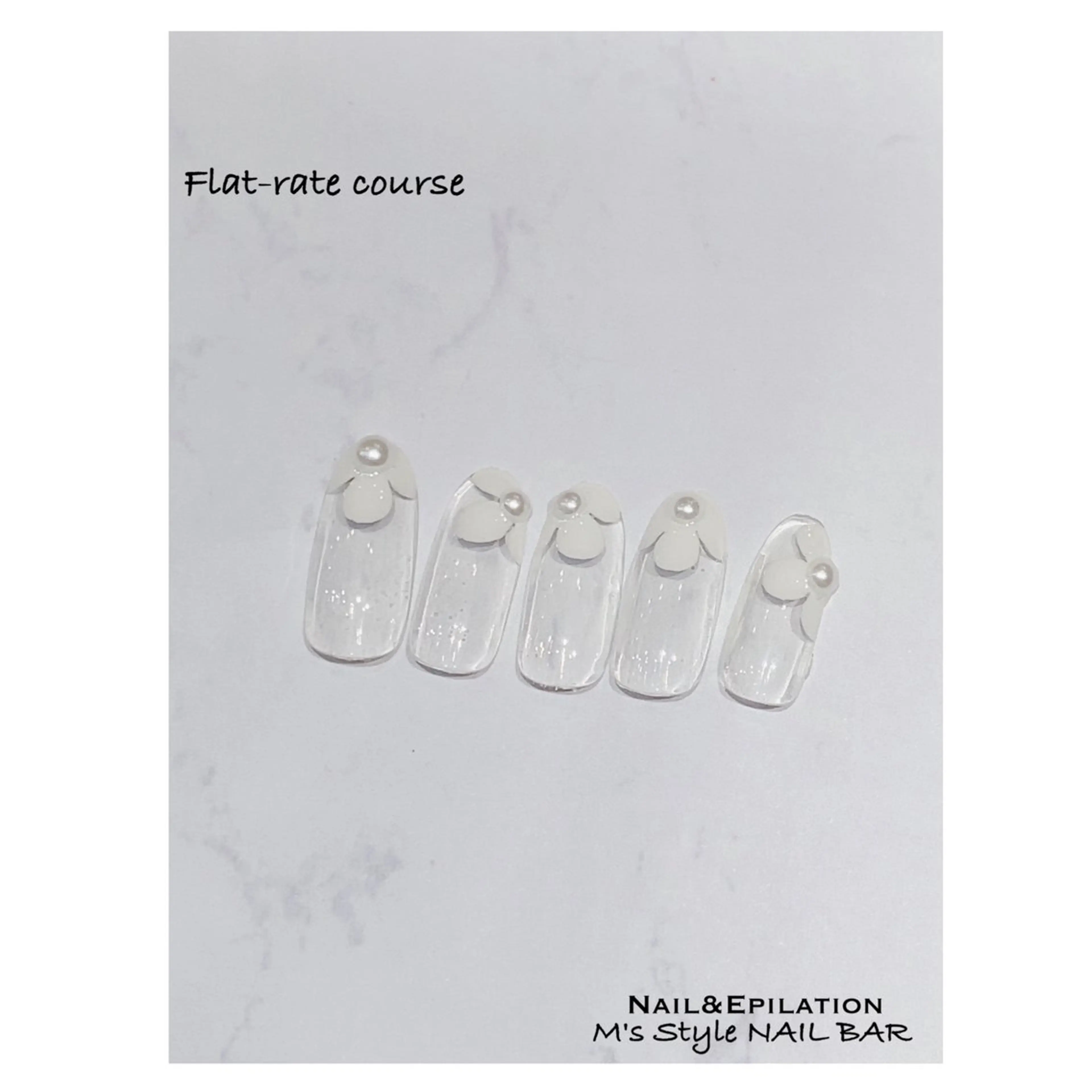 ネイル 成人式 フラワーネイル フットネイル フレンチネイル ジェルネイル ハンドネイル M's Style NAIL BARのネイルデザイン