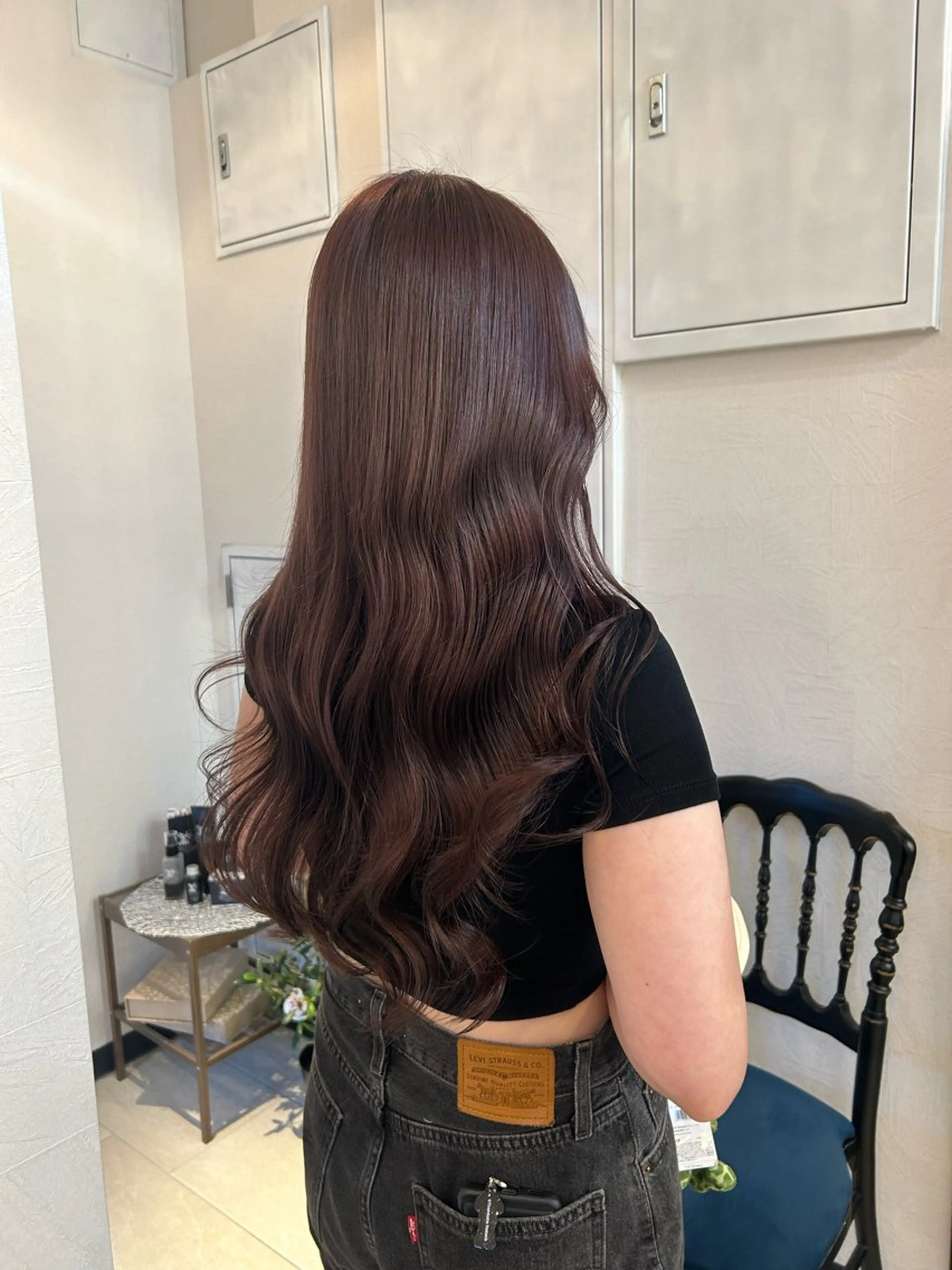 ロング カラー カット ヘアカラー トリートメント Yui. レイヤー/パーマのヘアスタイル