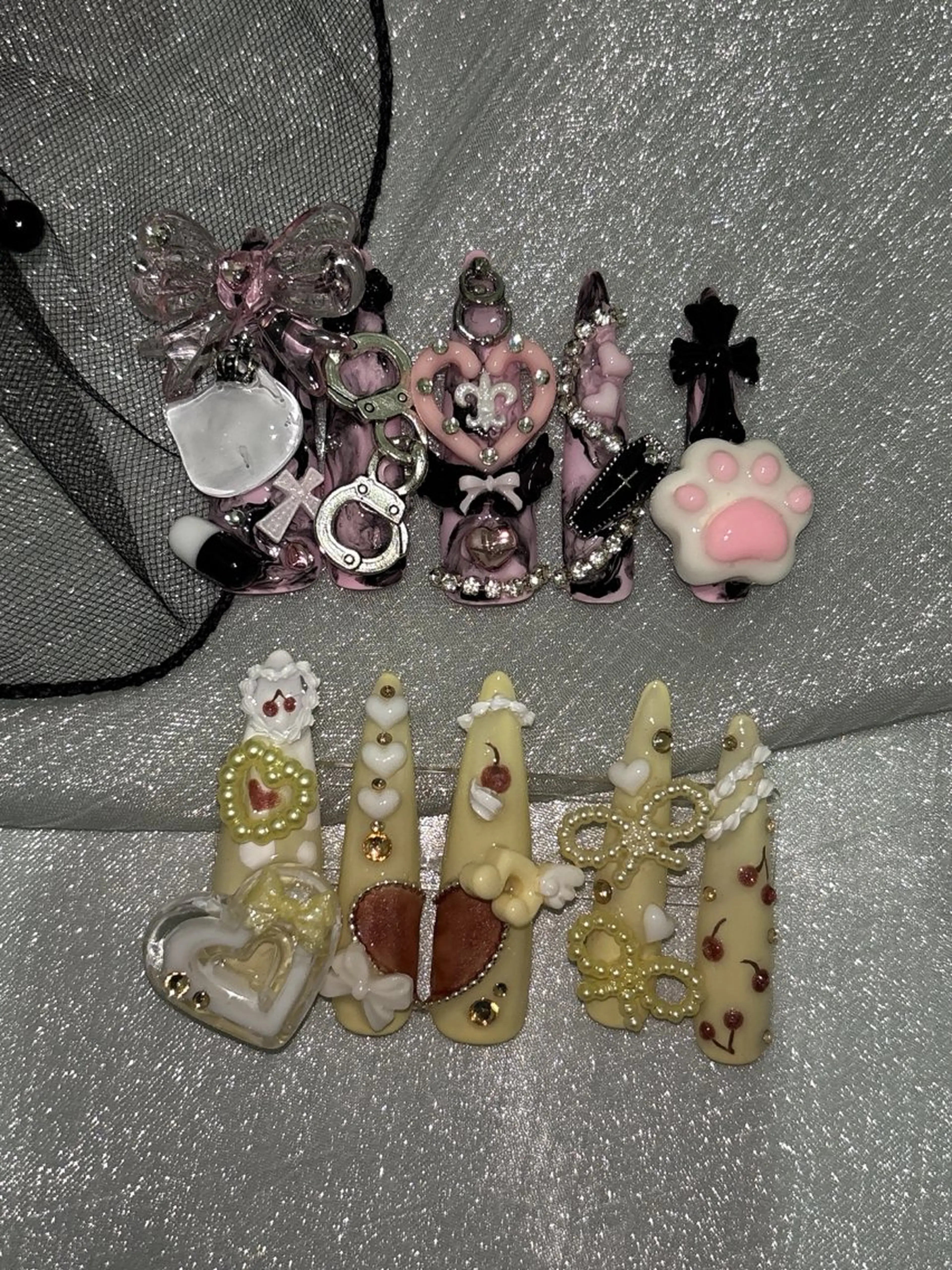 【オフなし】10本アート・パーツのせ放題の写真