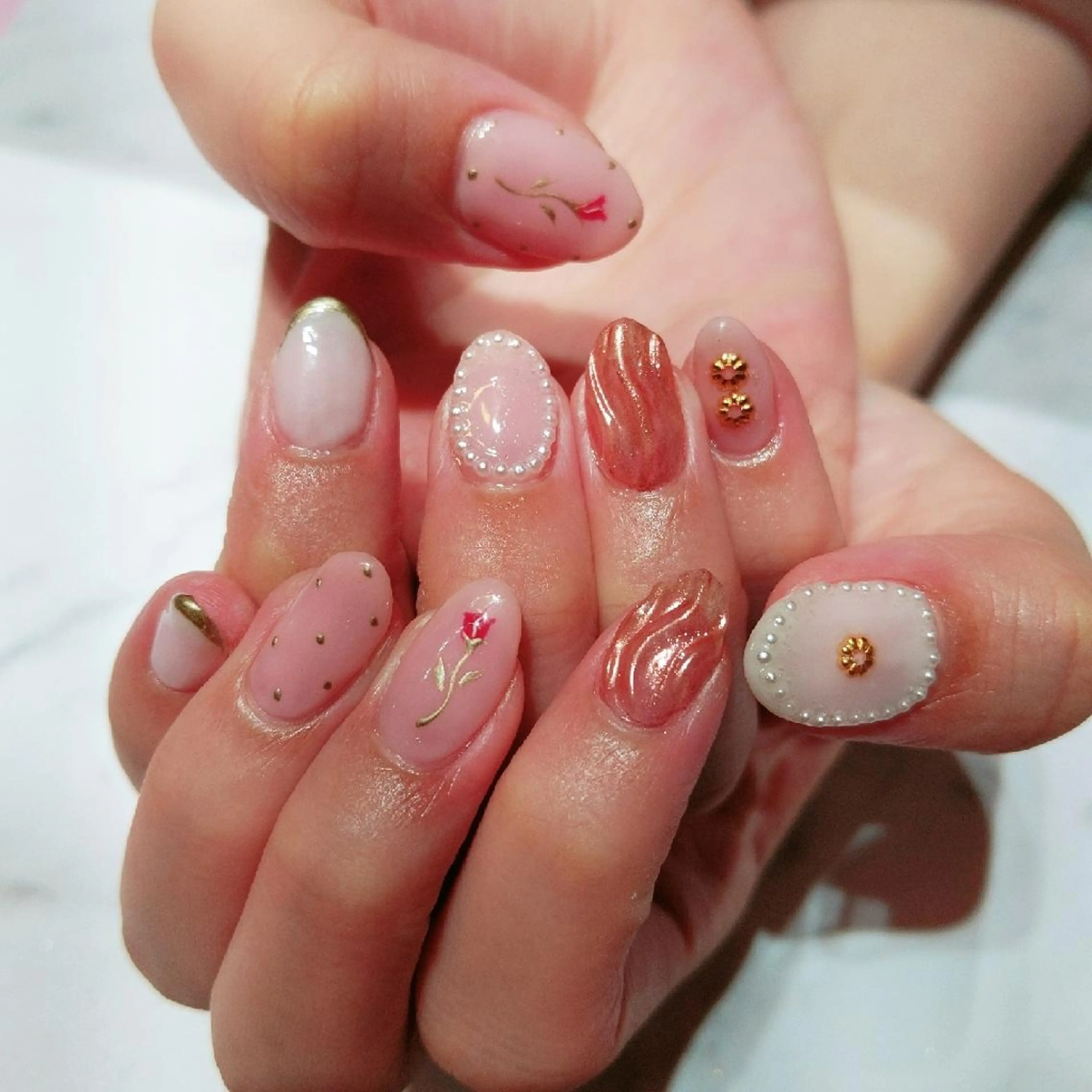 ネイル あ きのネイルデザイン