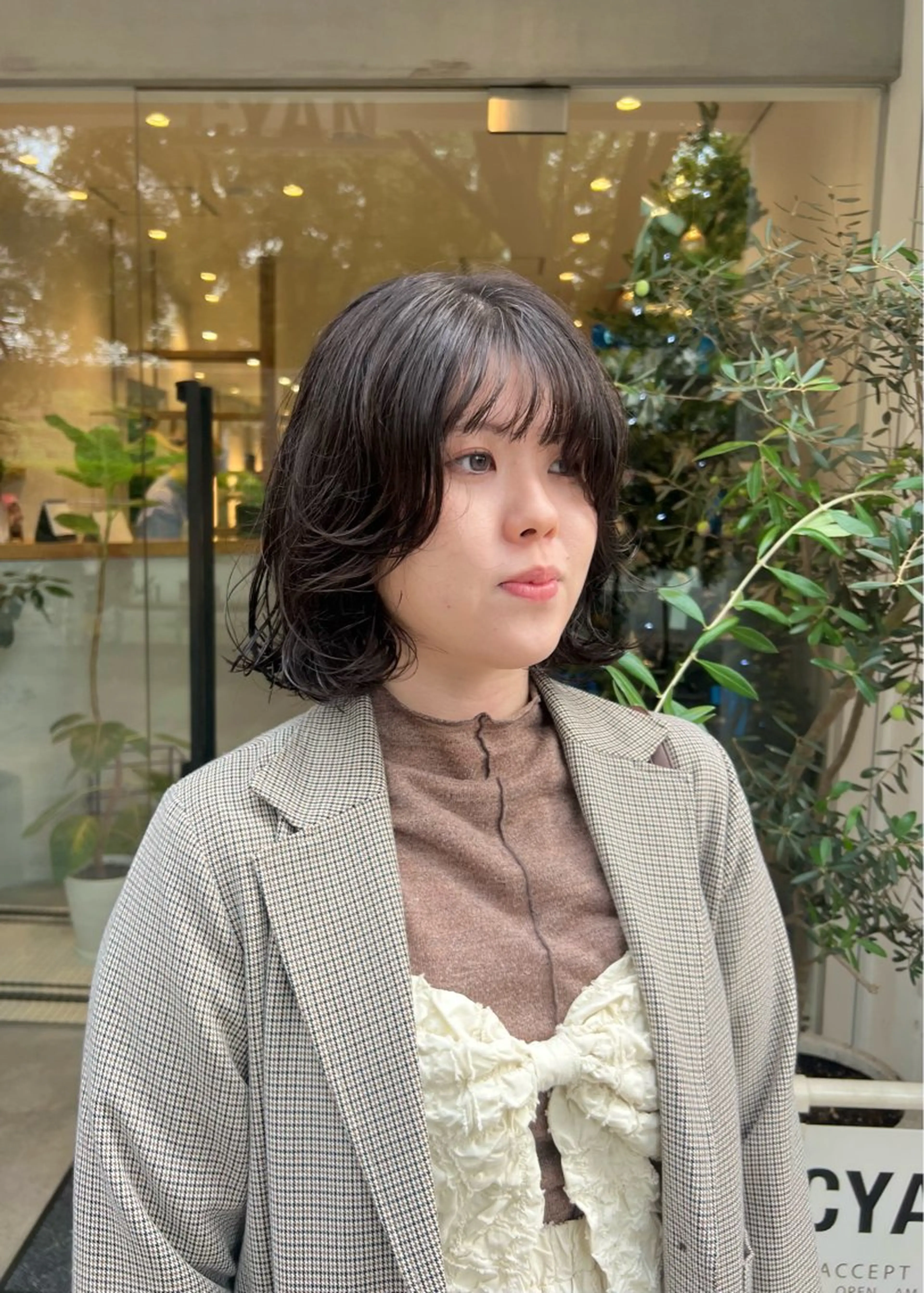 ショート ボブ カット パーマ CYAN. 矢場町店所属・パーマ/名古屋パーマ / コデラ ナナホのヘアスタイル