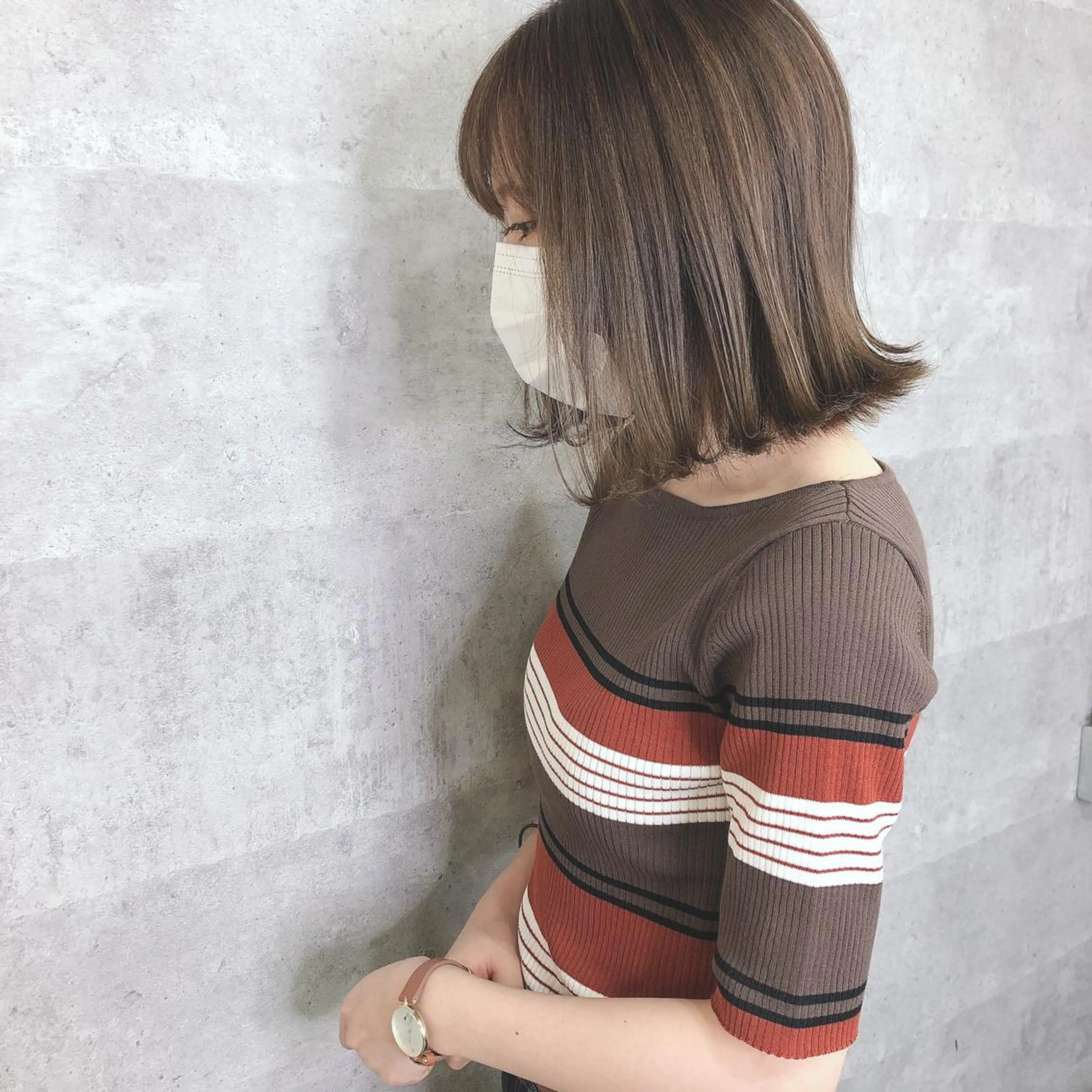 ショート カラー 髪質改善 中川　翔のヘアスタイル