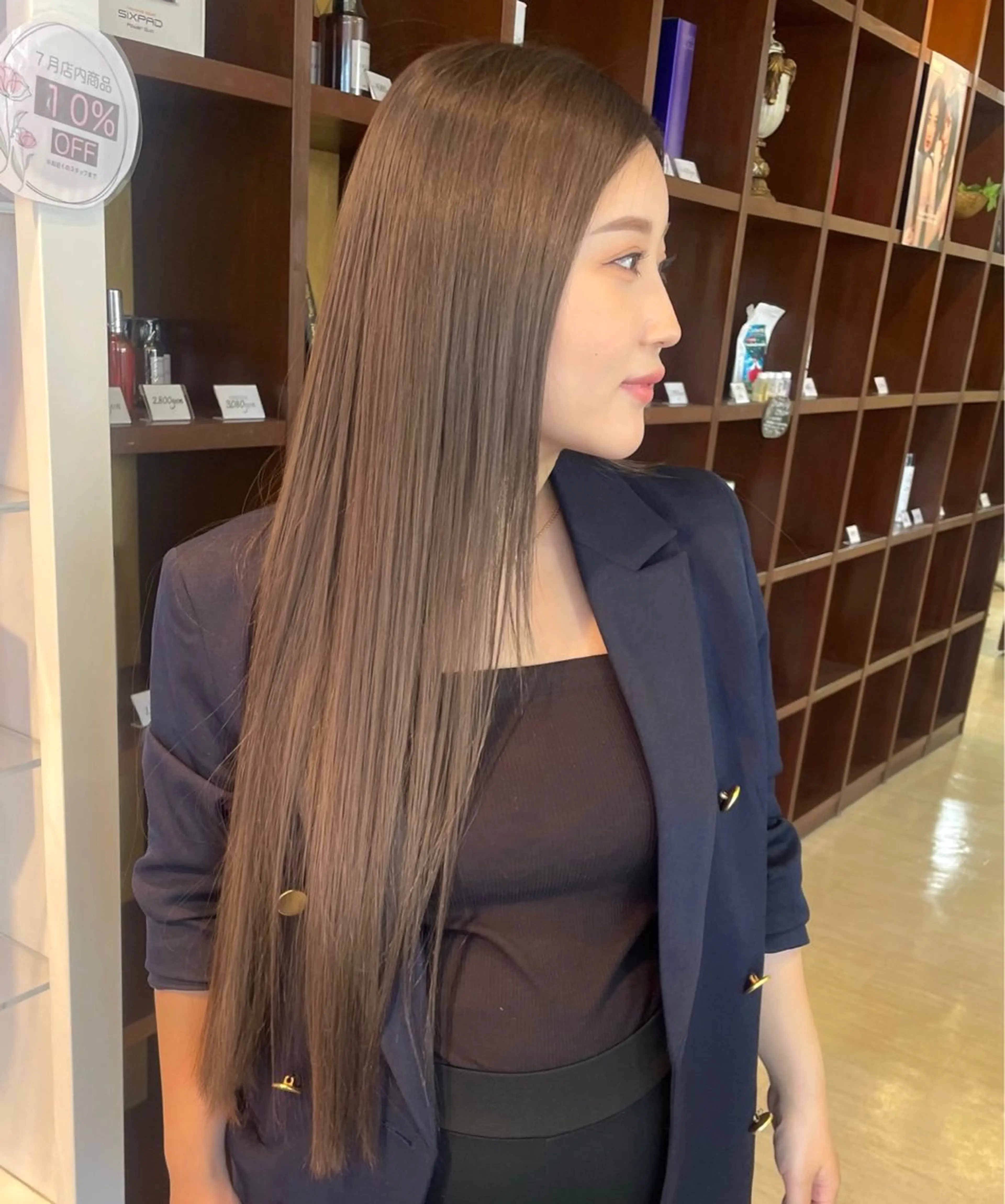 🎗️人気No1🎗️カット＋カラー＋髪質改善トリートメントの写真