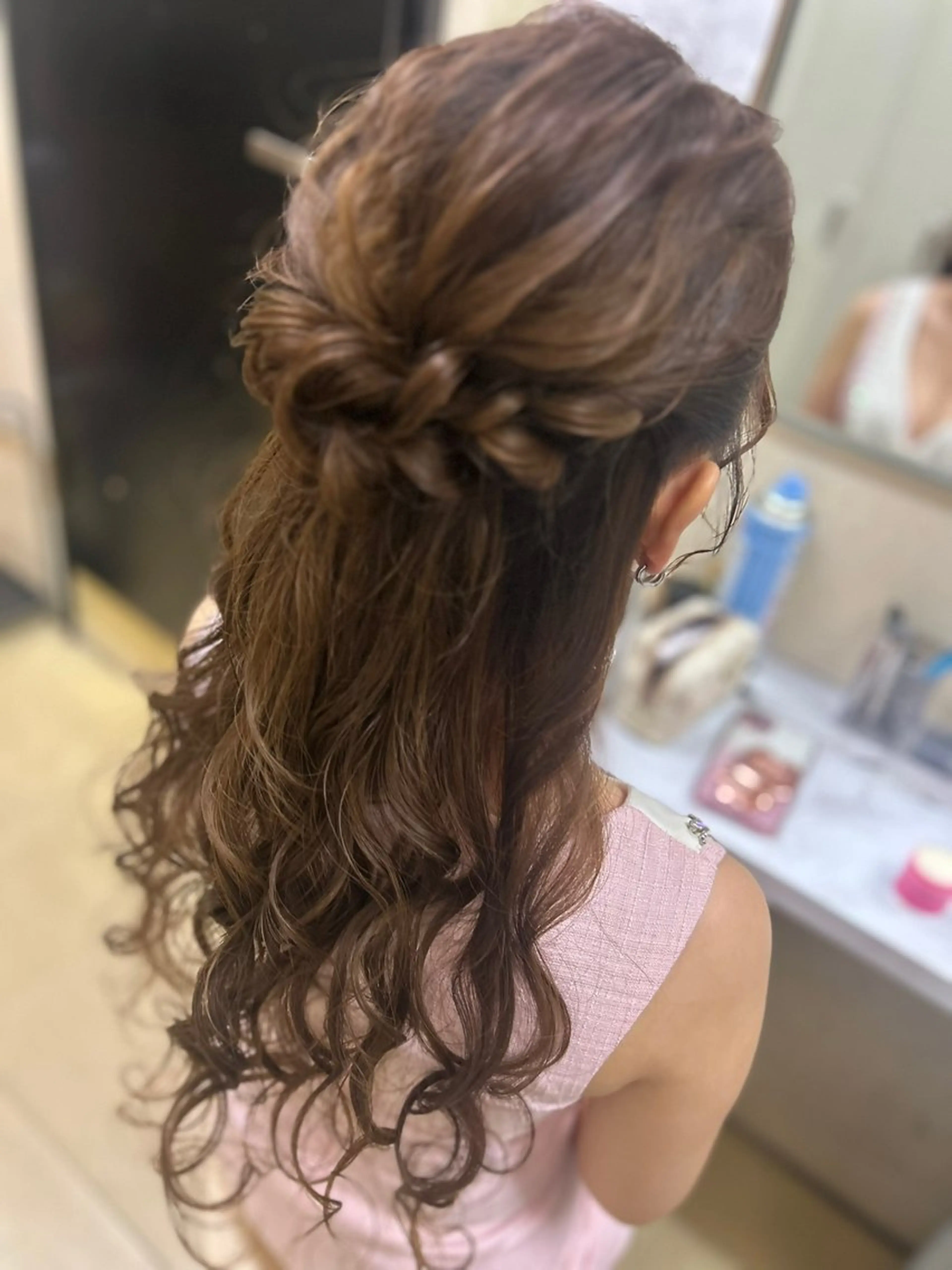 ロング 永澤 一輝のヘアスタイル