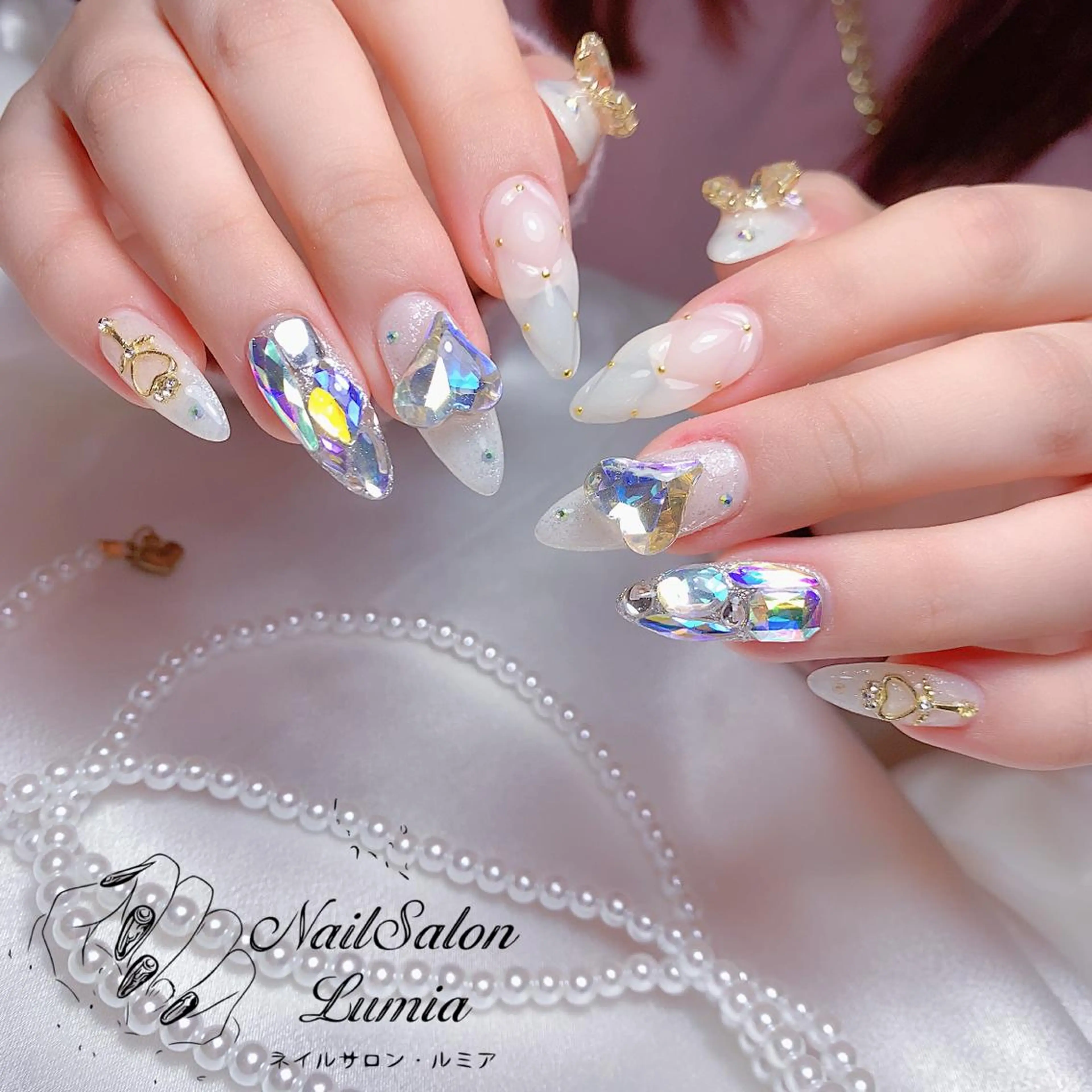 ネイル ハンドネイル ネイルサロン ルミア Lumia 店長のネイルデザイン