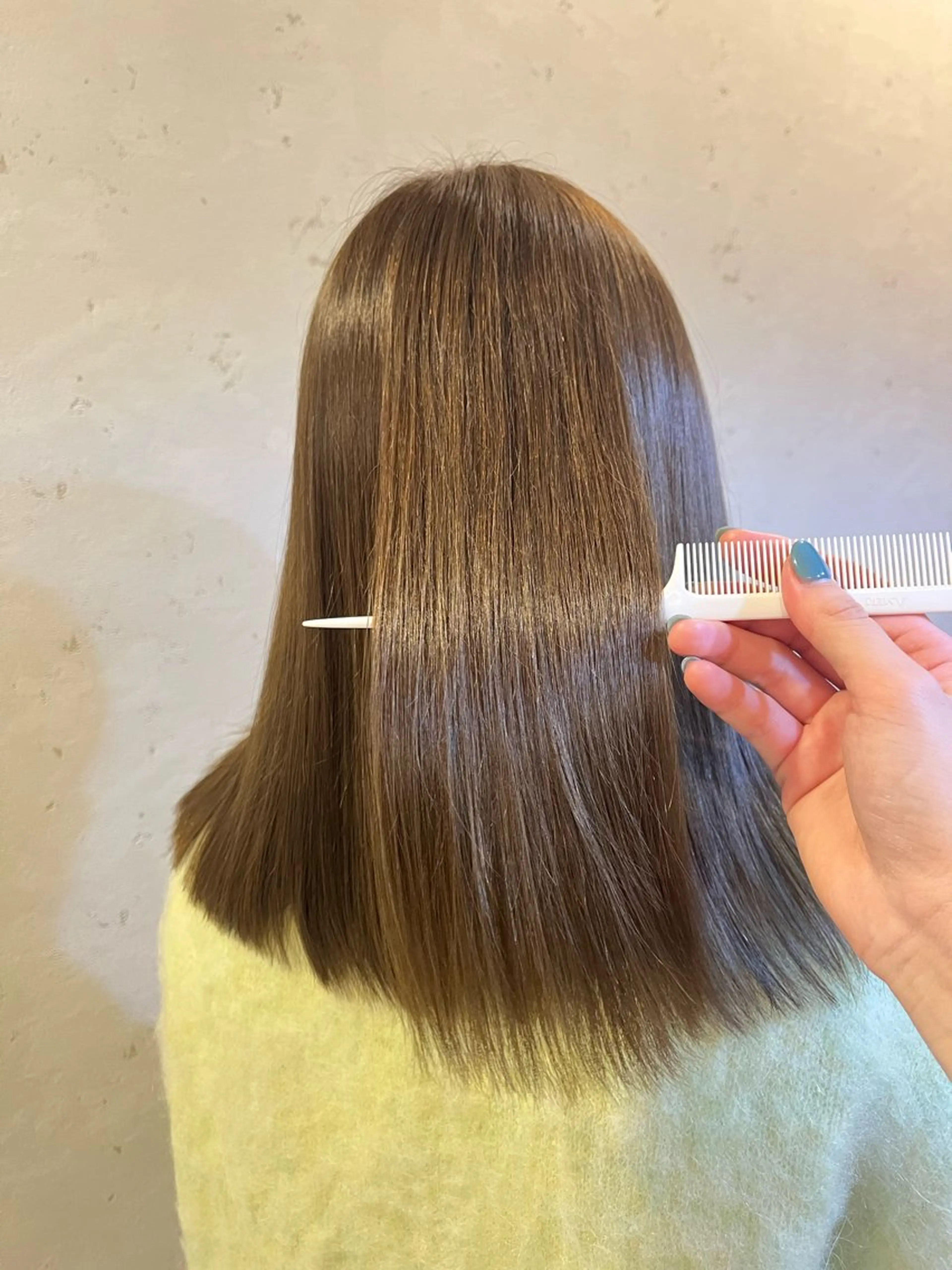 カラー ベージュカラー 透明感カラー オリーブベージュ メンズカット募集中 ❤️‍🔥河村未桜のヘアスタイル
