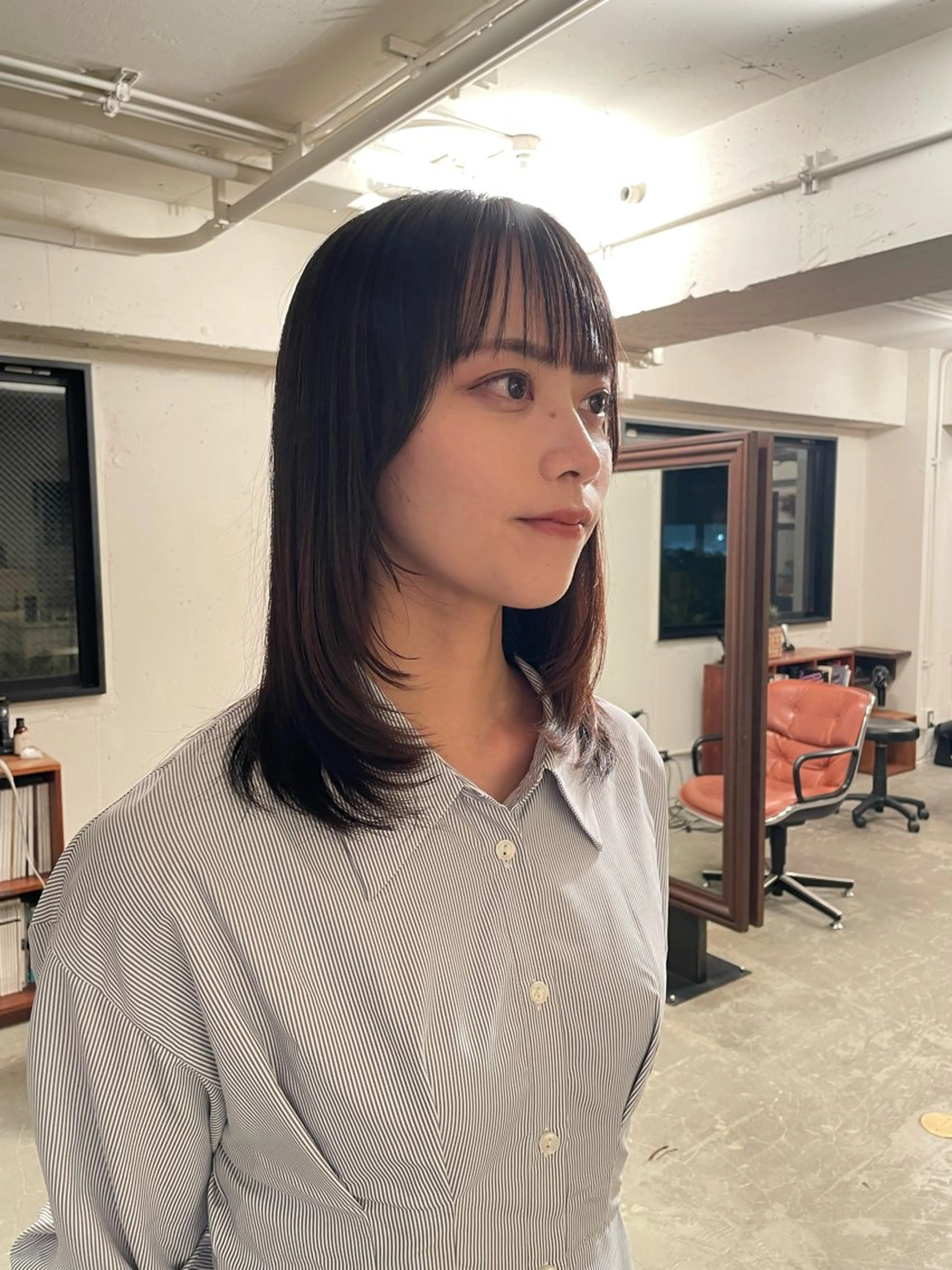 ミディアム レイヤーカット S.表参道/ 菜々海のヘアスタイル