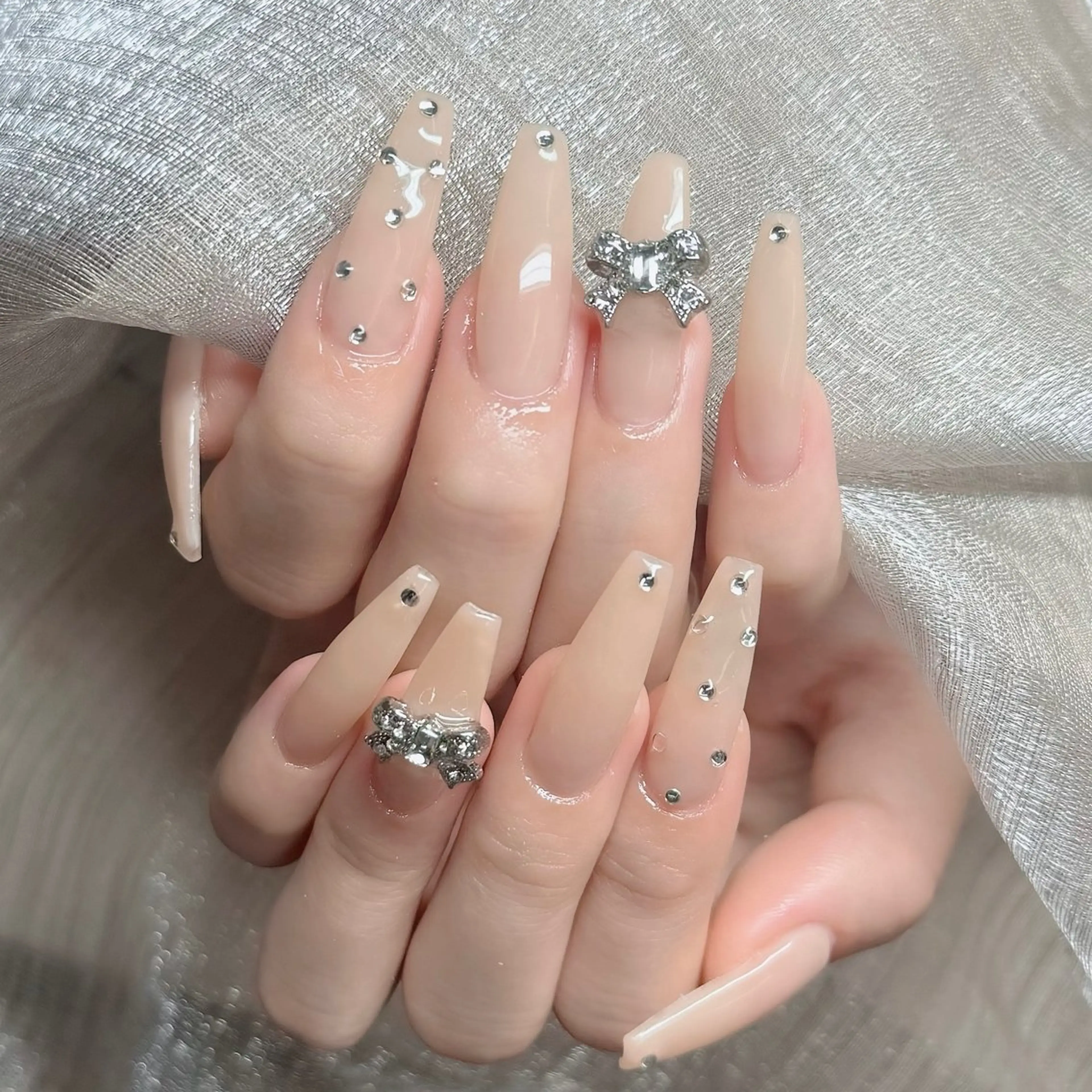 ネイル アートネイル 韓国ネイル 持ち込み ワンホンネイル ハンドネイル Lenie Nail Salonのネイルデザイン