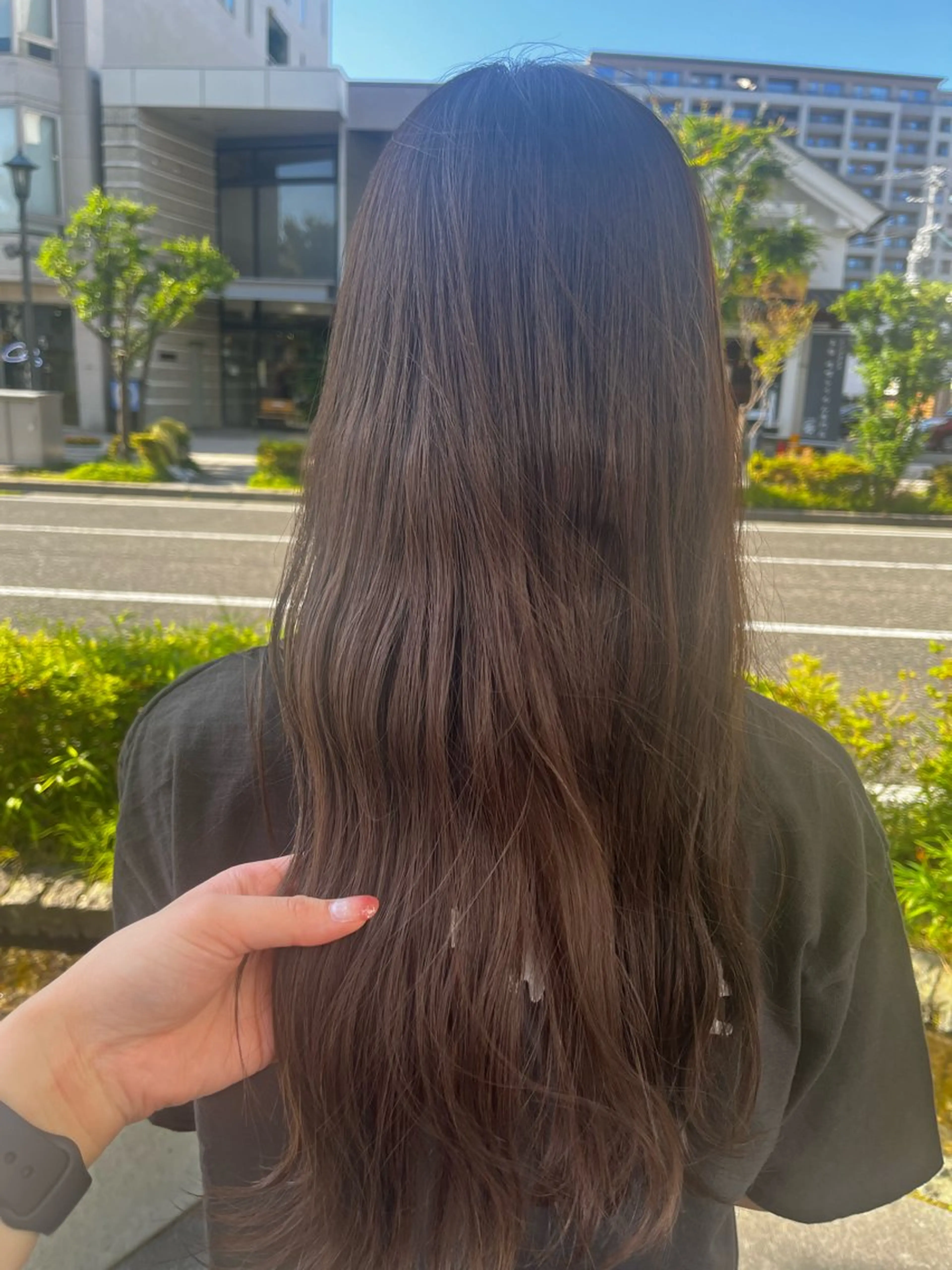 ロング アッシュ ななる ／モデル様募集中‼️のヘアスタイル