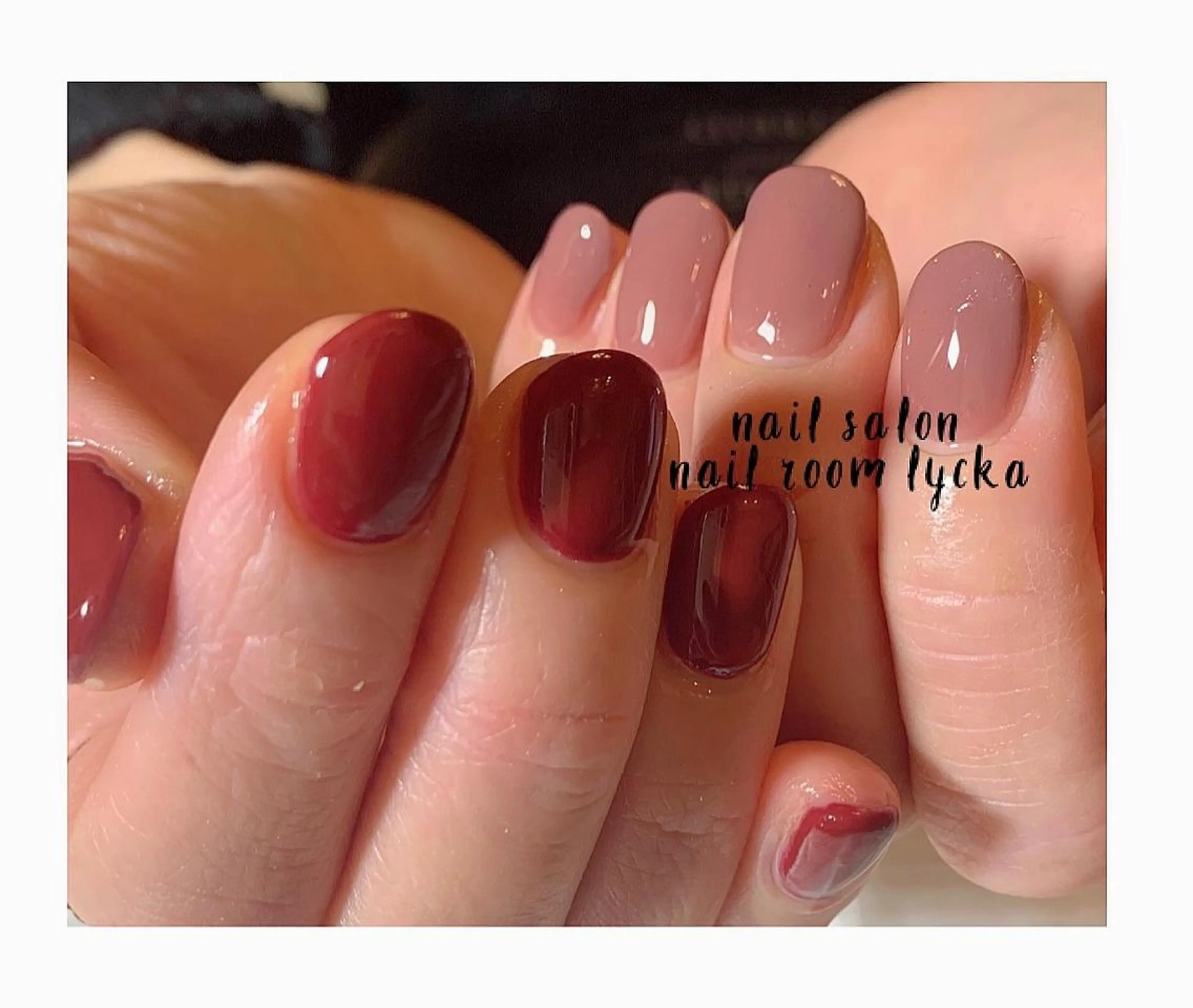 ネイル ジェルネイル パラジェル 冬ネイル ﾈｲﾙﾙｰﾑﾘｯｶ 𝐦𝐚𝐲𝐮のネイルデザイン