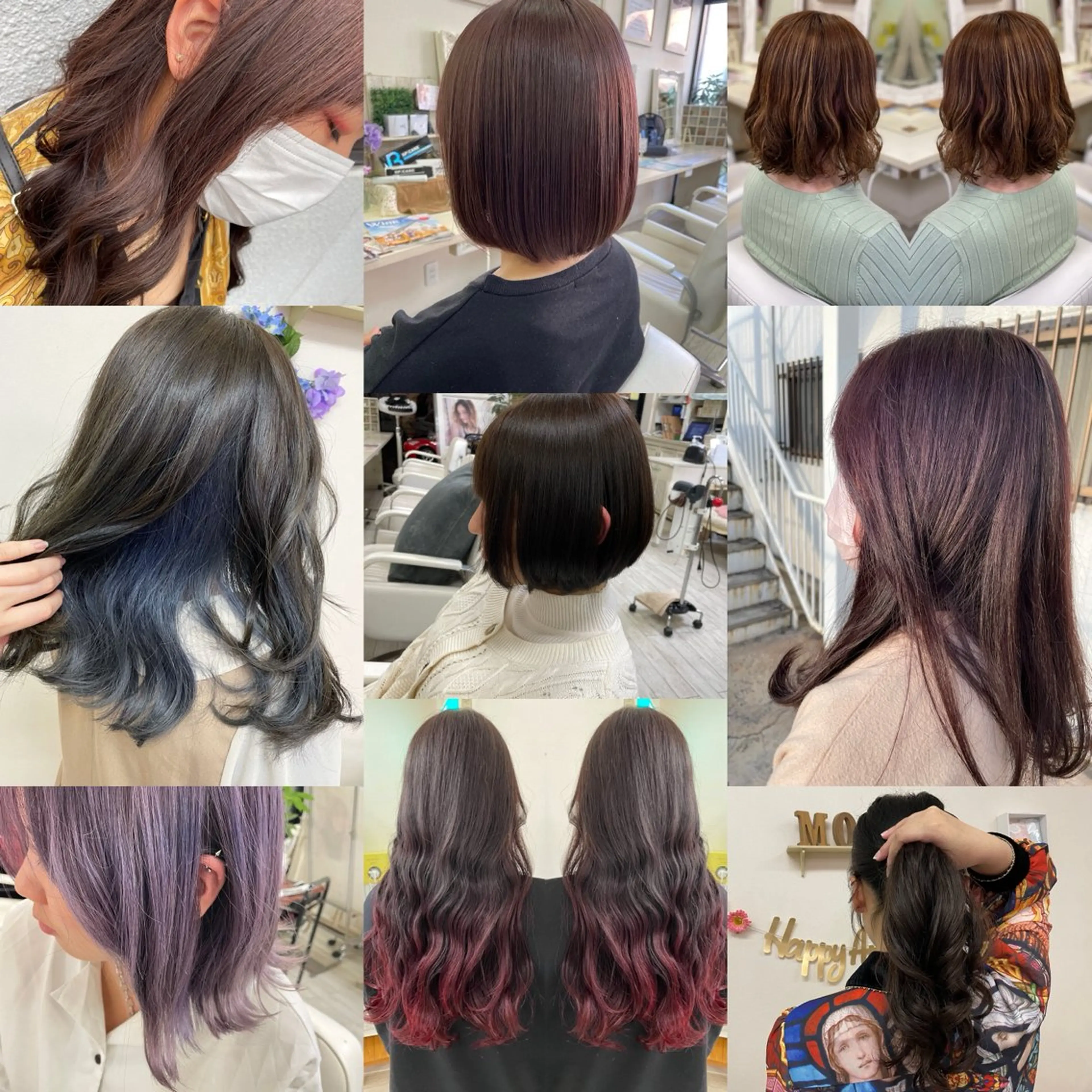 ロング カラー bloom Cielのヘアスタイル