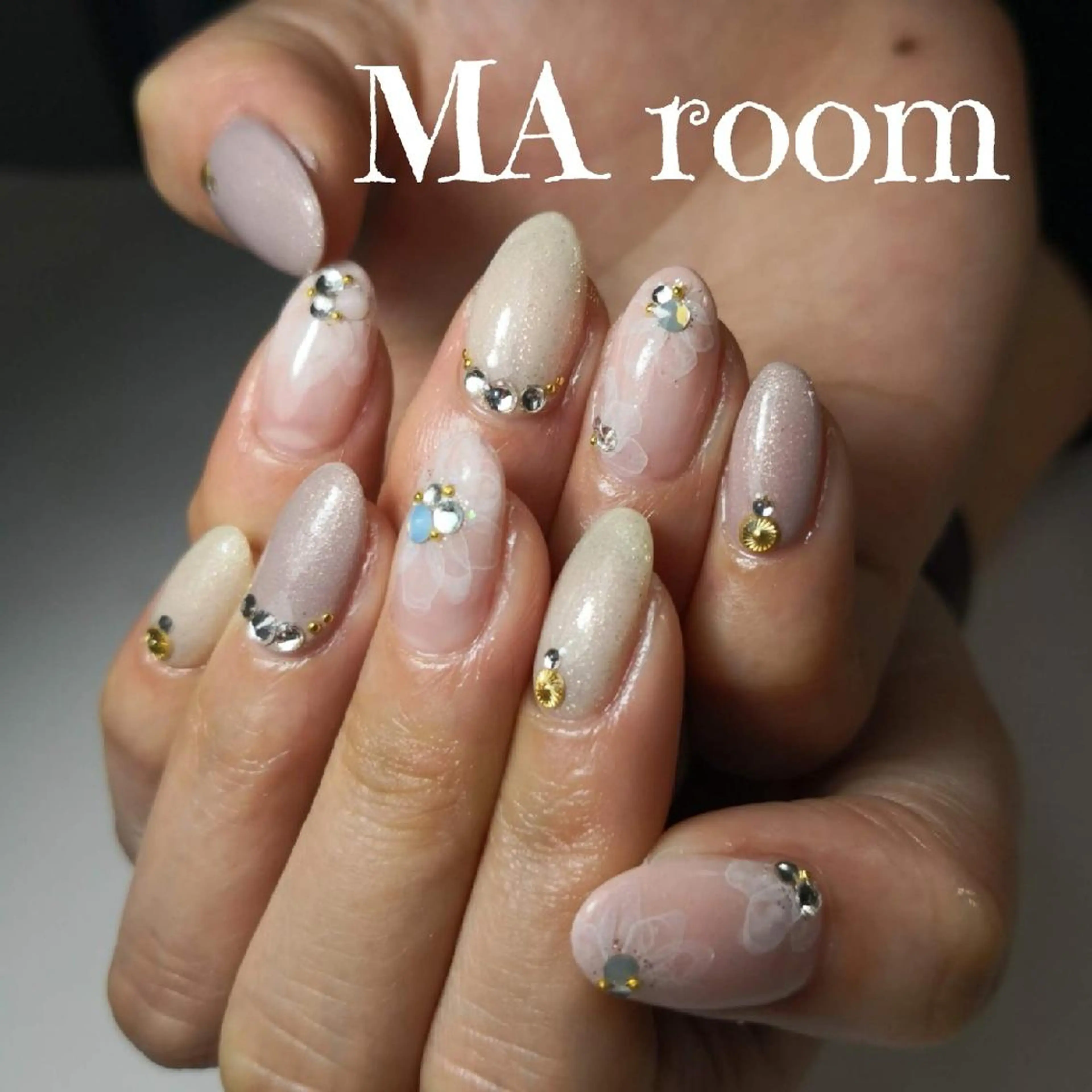ロング ネイル &MERCI nail maoのネイルデザイン