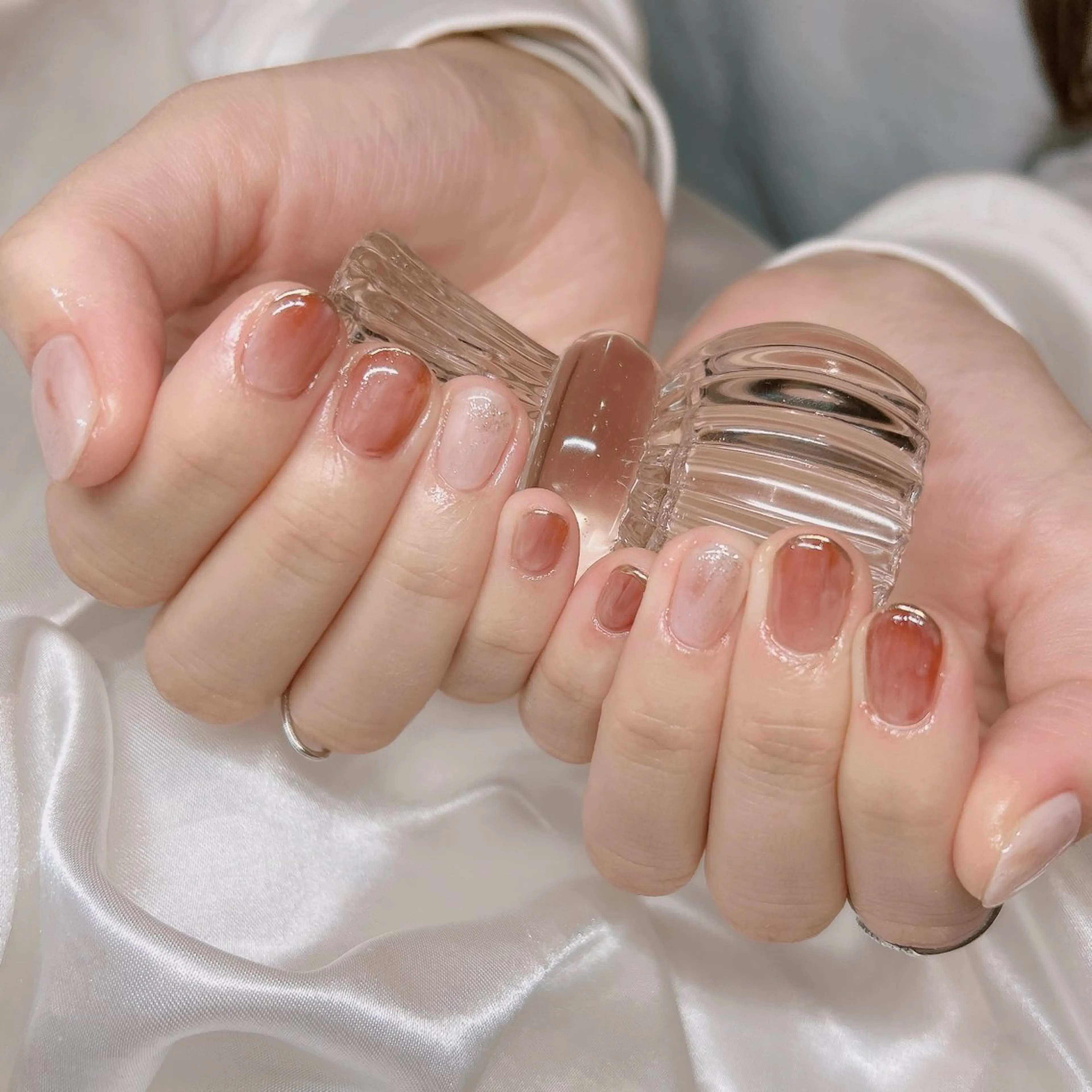 ネイル ニュアンスネイル ハンドネイル junna 金山.東別院.上前津のネイルデザイン