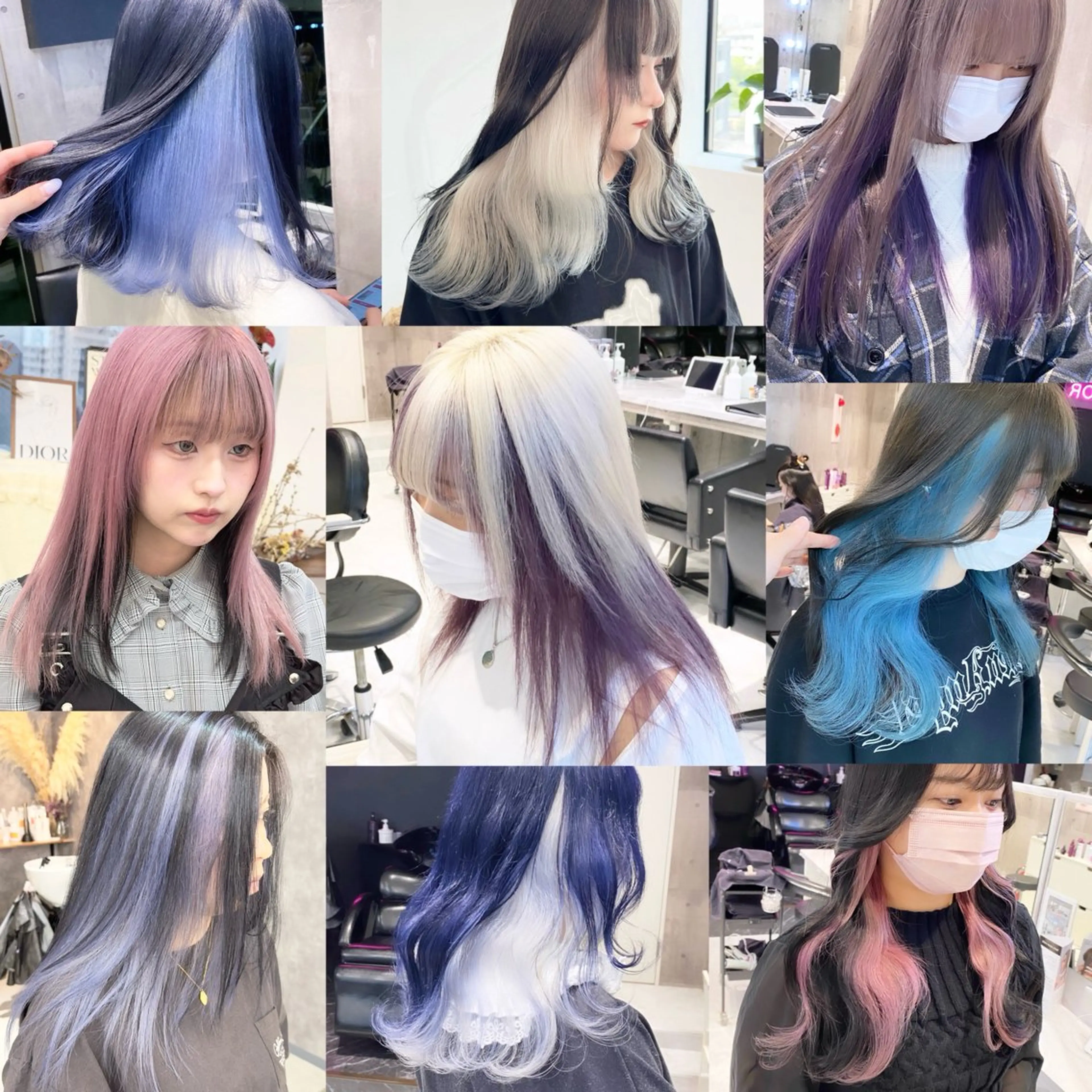 ロング ヘアカラー トリートメント 🤍ムラ修正ブリーチ 🤍原宿/YUUのヘアスタイル