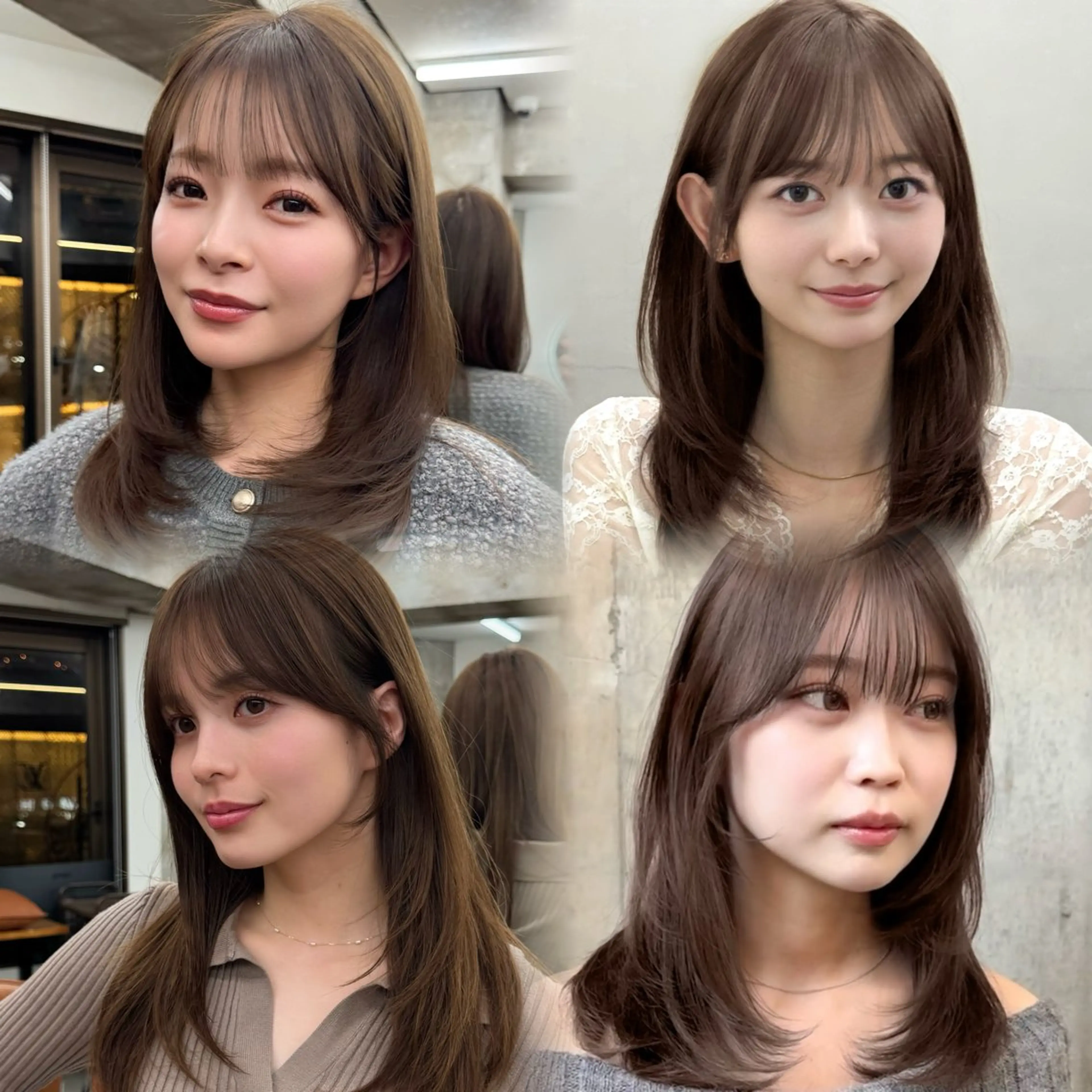 ミディアム カラー 柔らかいレイヤー🌿 大人ヘア/みっきーのヘアスタイル