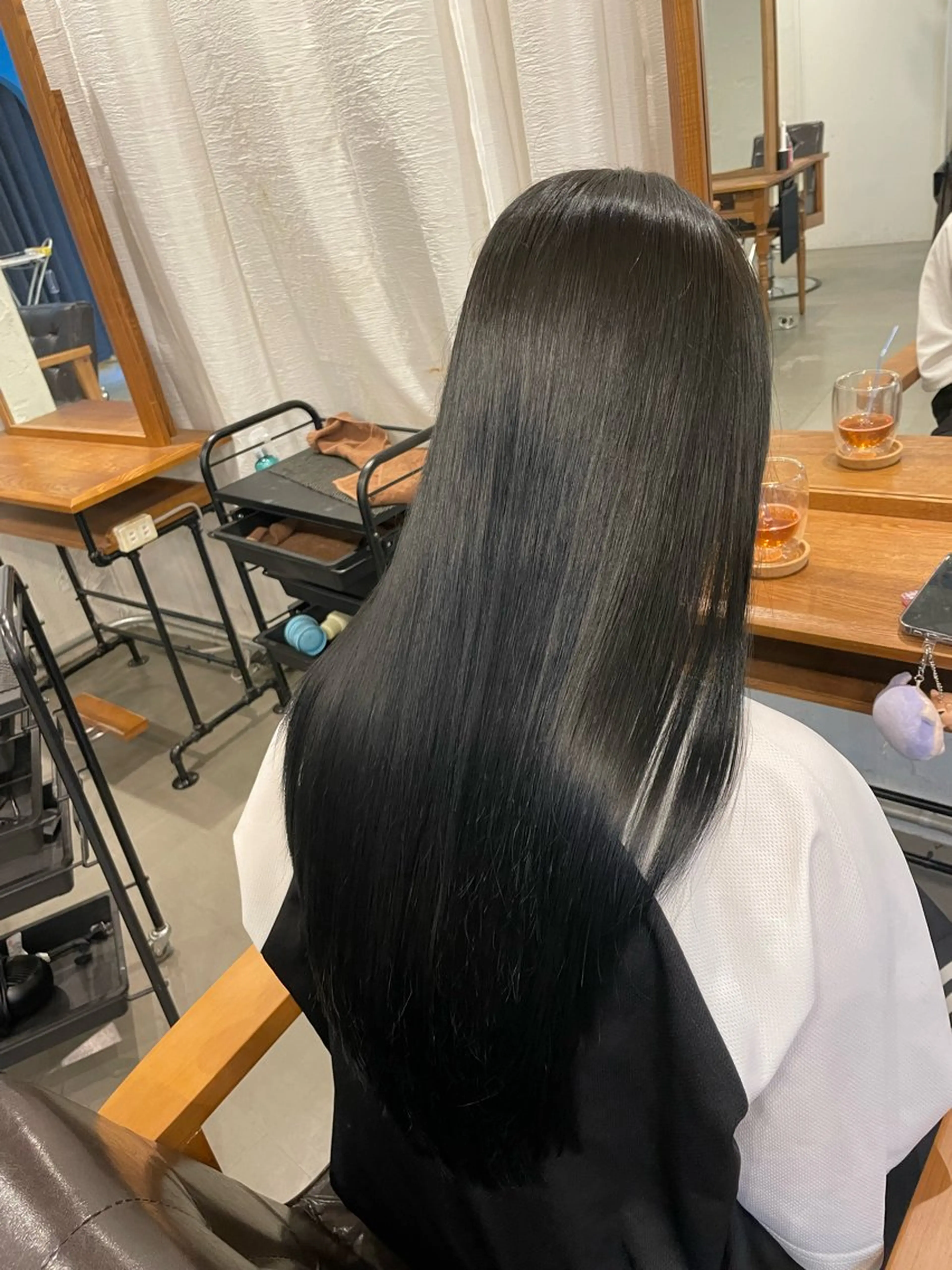 ロング カラー Hika.ハイトーン 髪質改善🩵ᩚ🫧のヘアスタイル