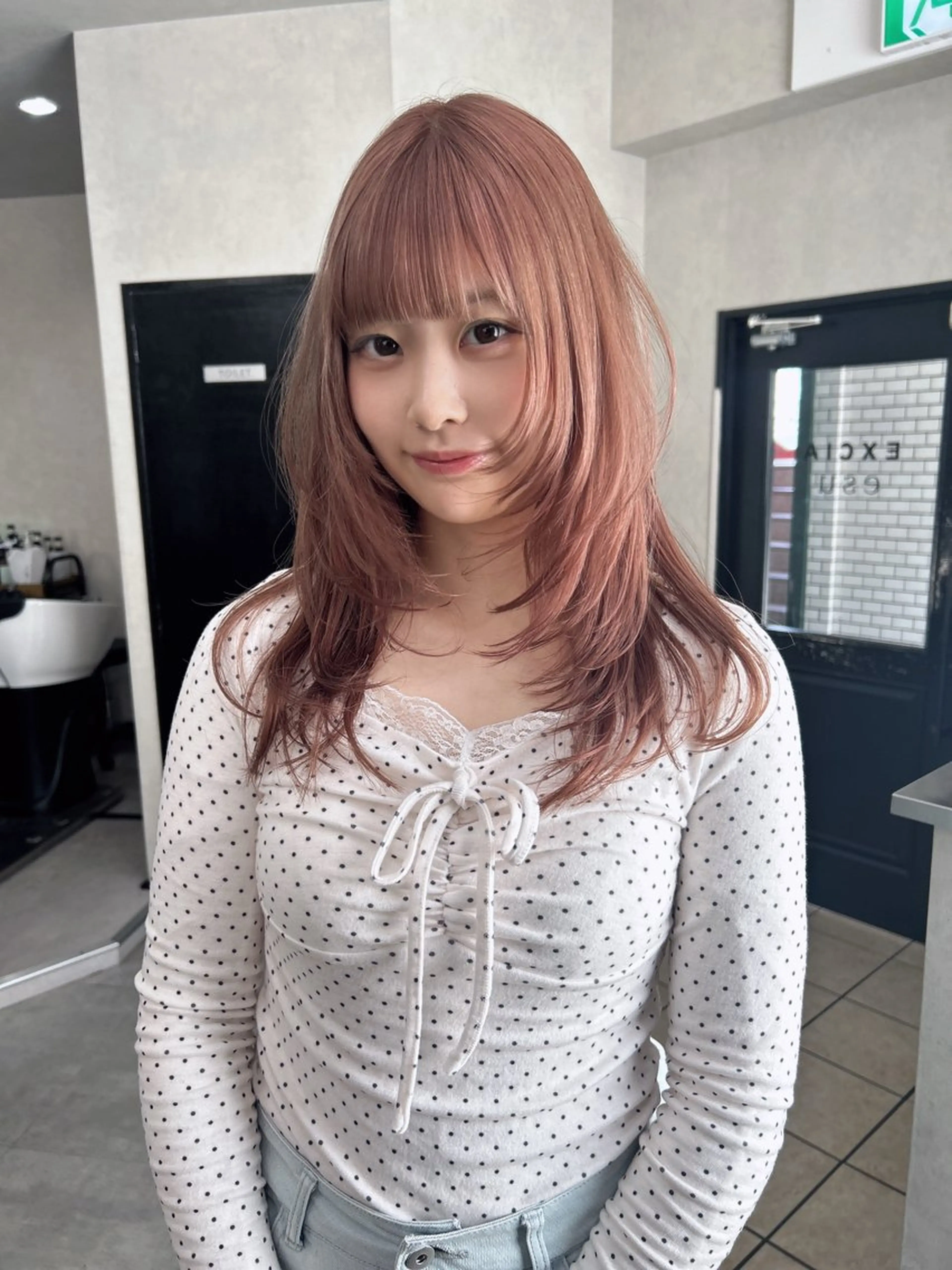 ロング ハイトーン髪質改善 🫧大阪/kanonのヘアスタイル