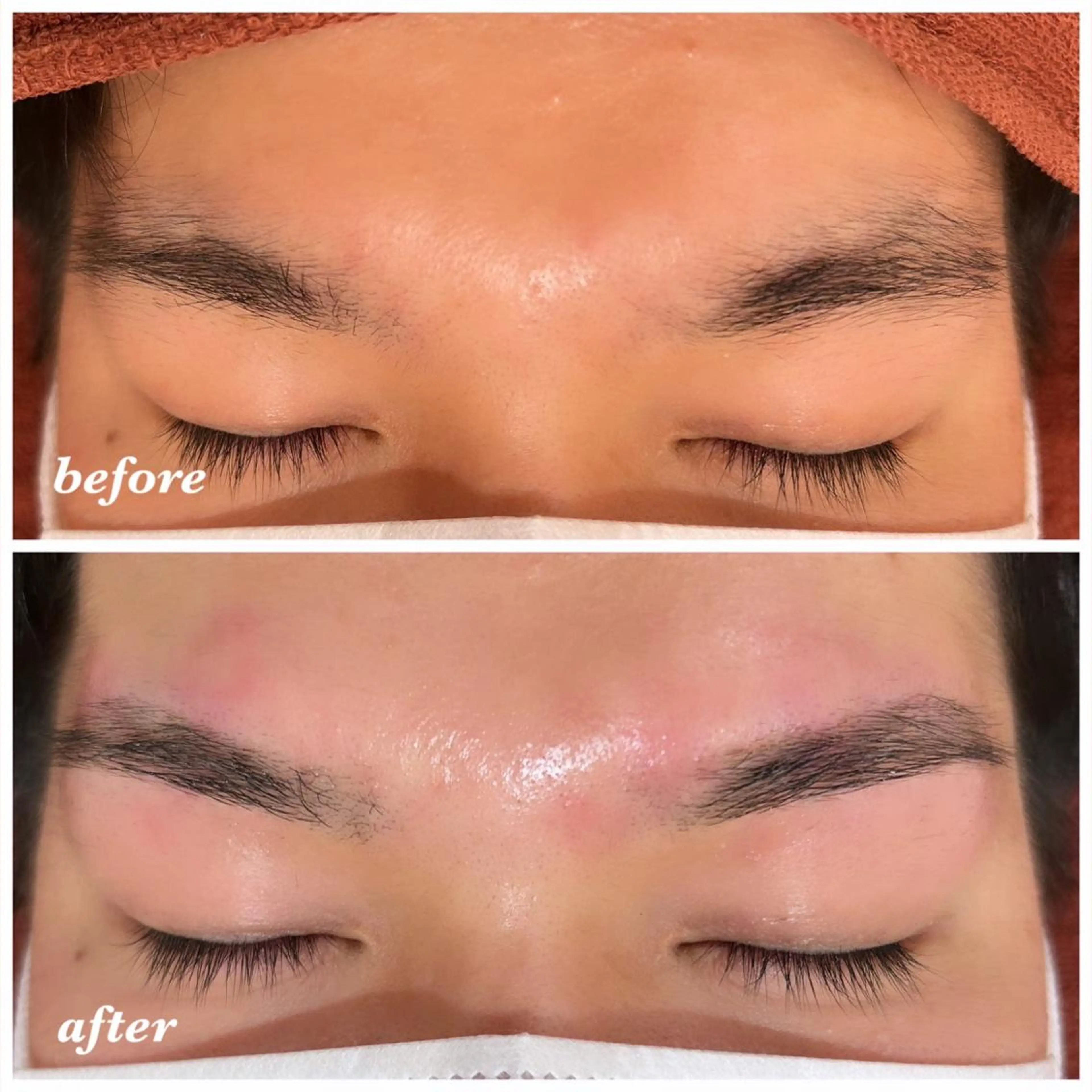 メンズ アイブロウ 曲がる縮毛矯正 LIBER 　岩名のヘアスタイル