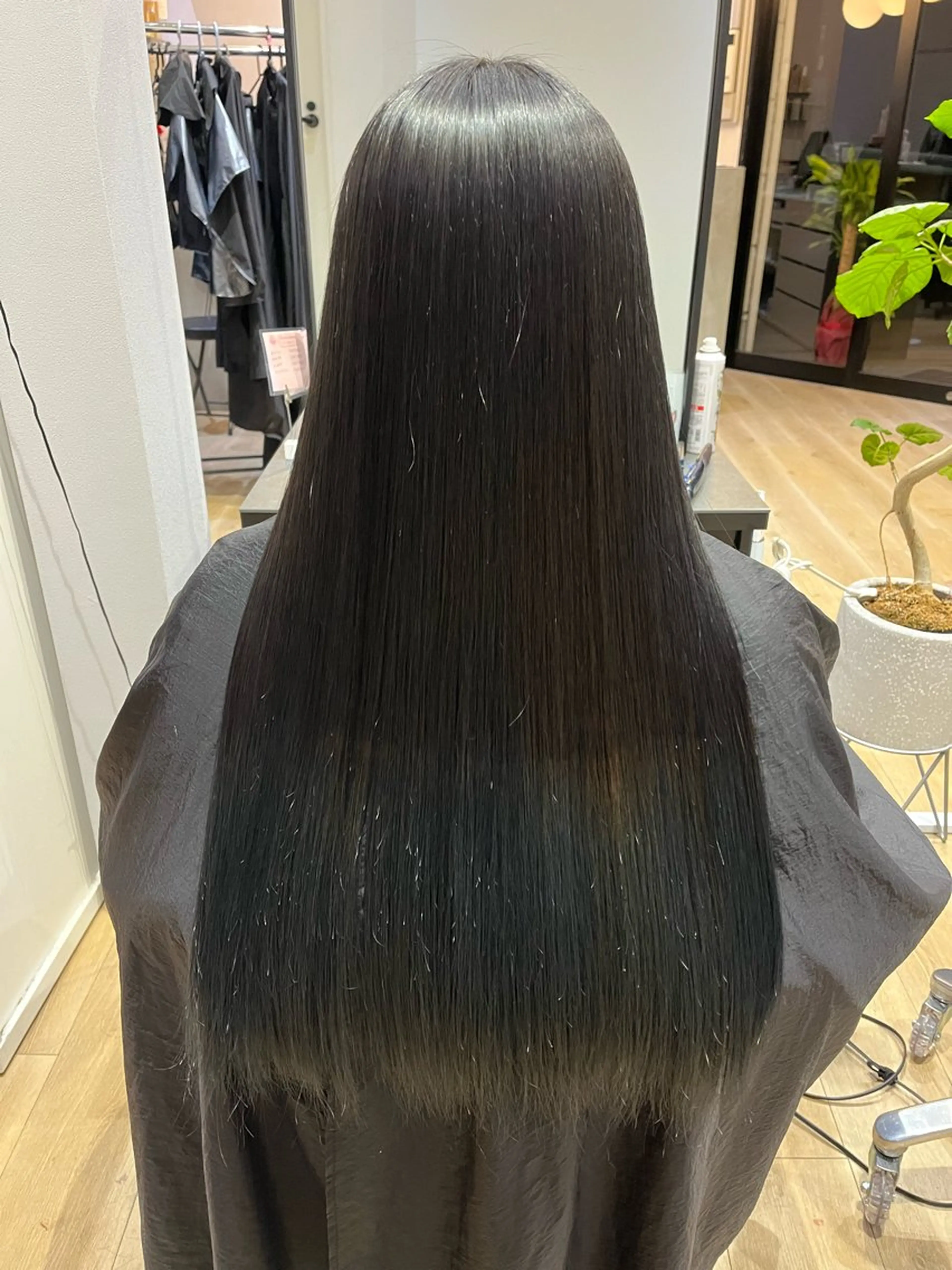 ロング 縮毛矯正 縮毛矯正 Chere 金剛店 髙木翌のヘアスタイル