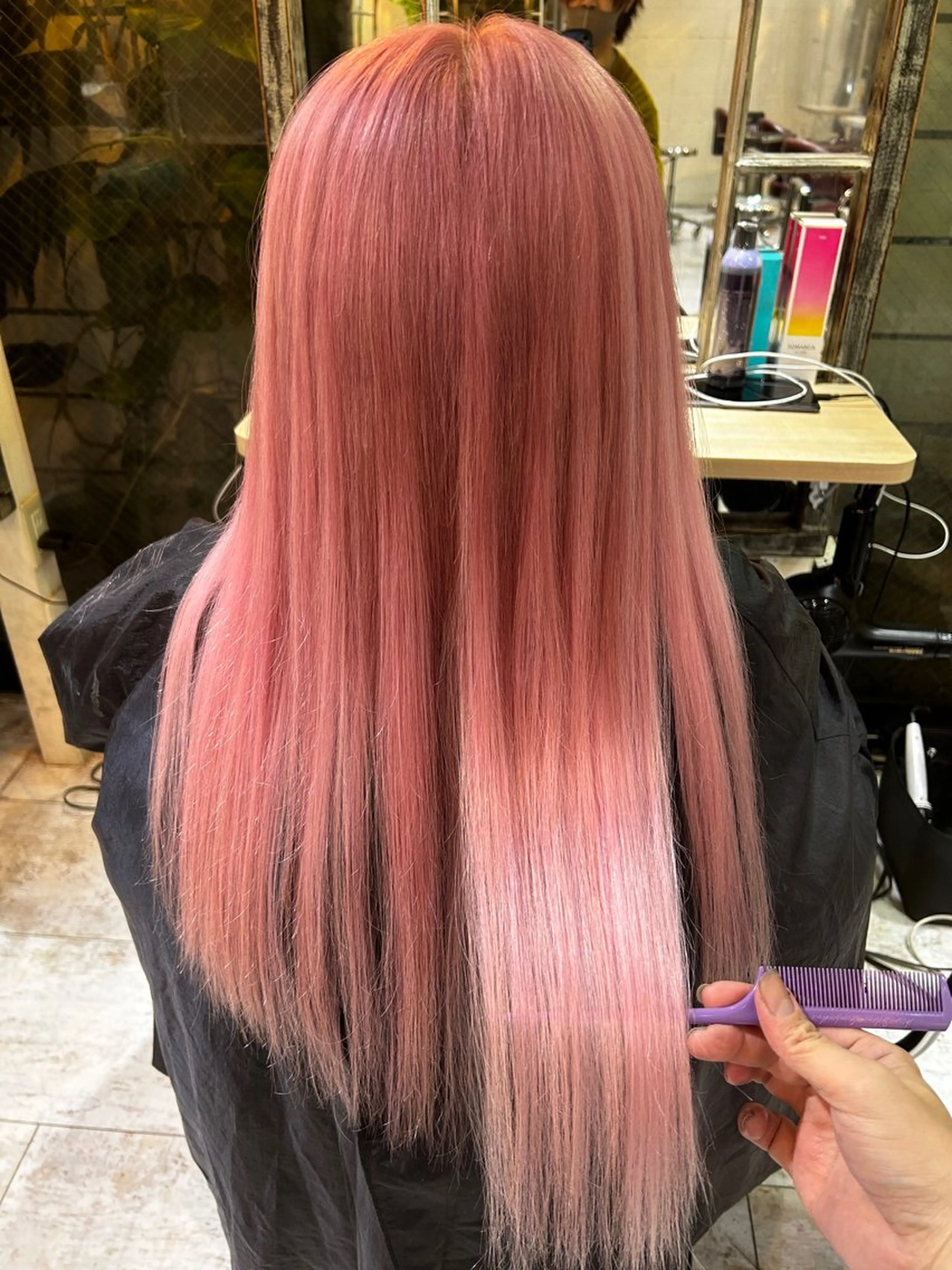 🔴シールエクステ60本➕カラー➕トリートメント➕エクステカットの写真