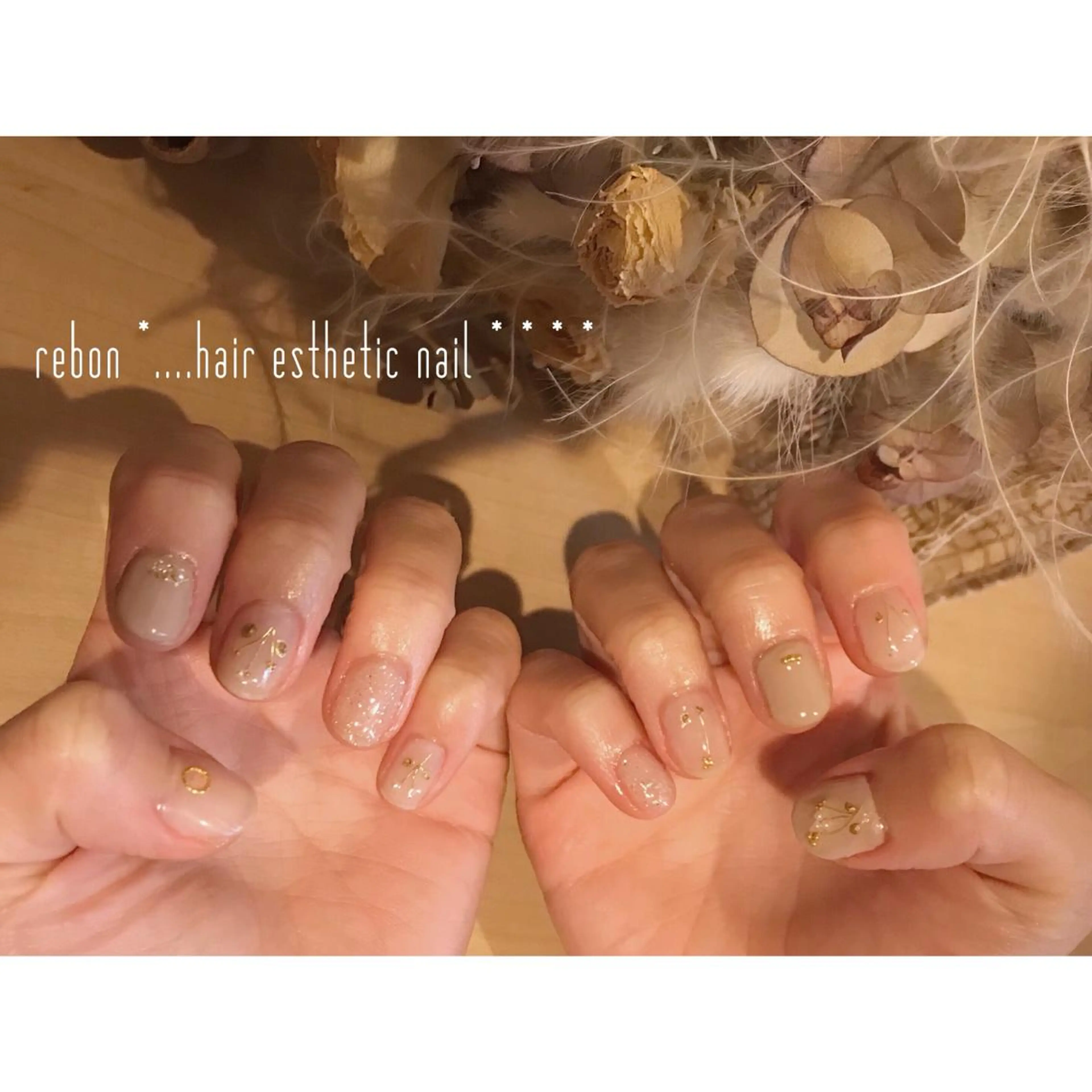 ネイル ハンドネイル フットネイル rebon＊ natsukiのネイルデザイン