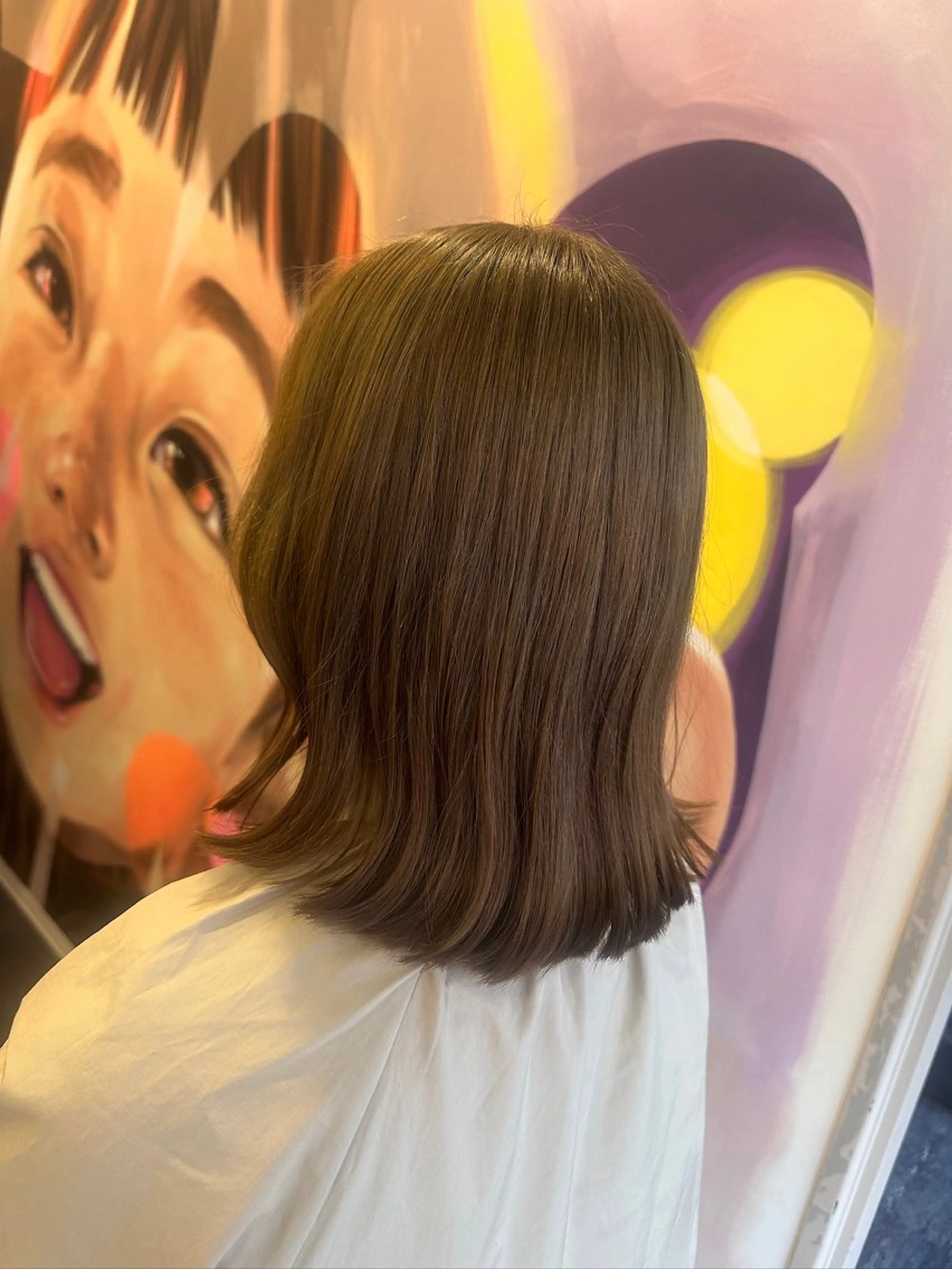 ミディアム カラー 透明感カラー イルミナカラー 🇰🇷韓国ｽﾀｲﾙ ﾚｲﾔｰ/ayanaのヘアスタイル