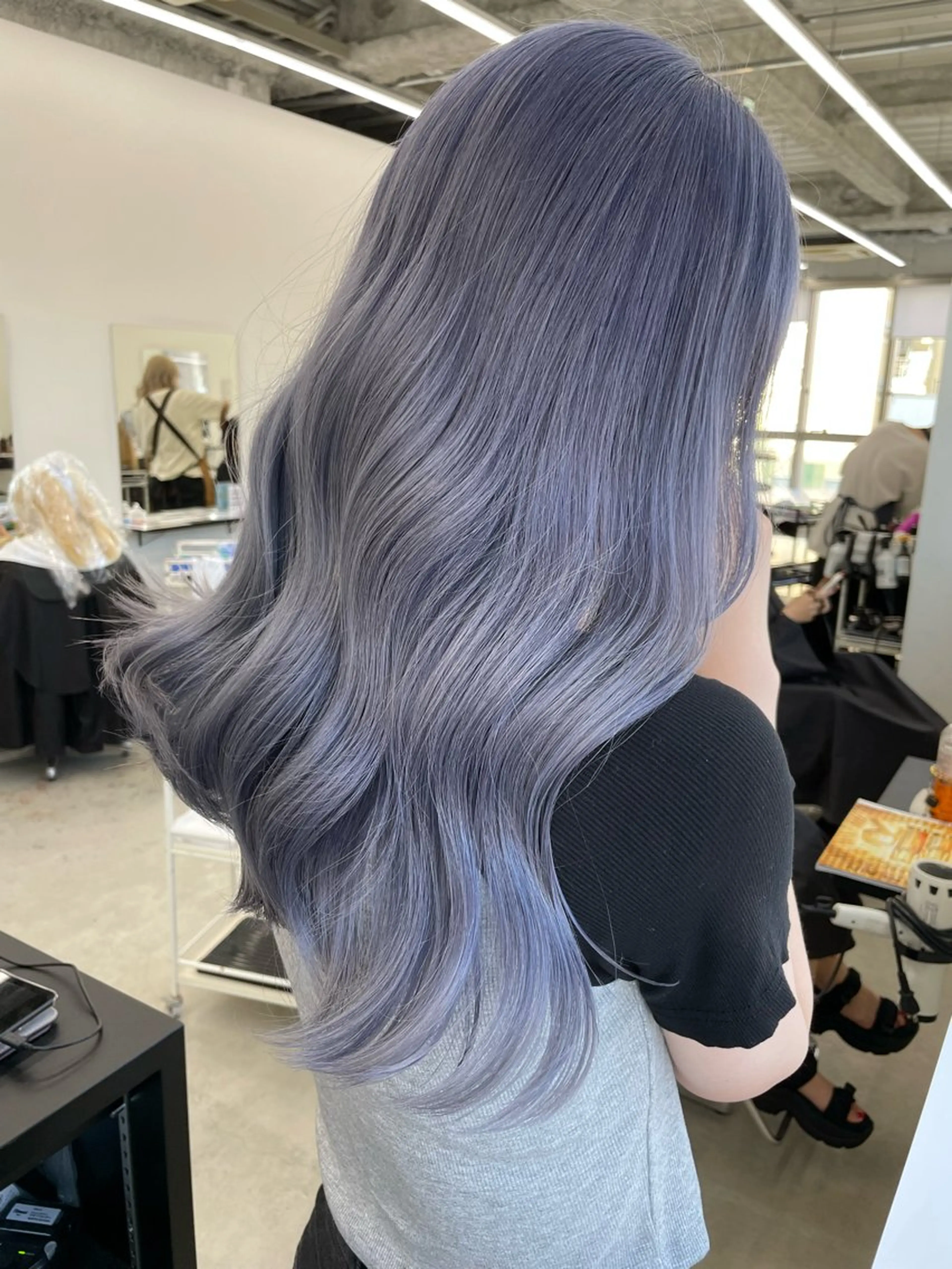 カラー ブリーチ ケアブリーチ 田中 莉香のヘアスタイル