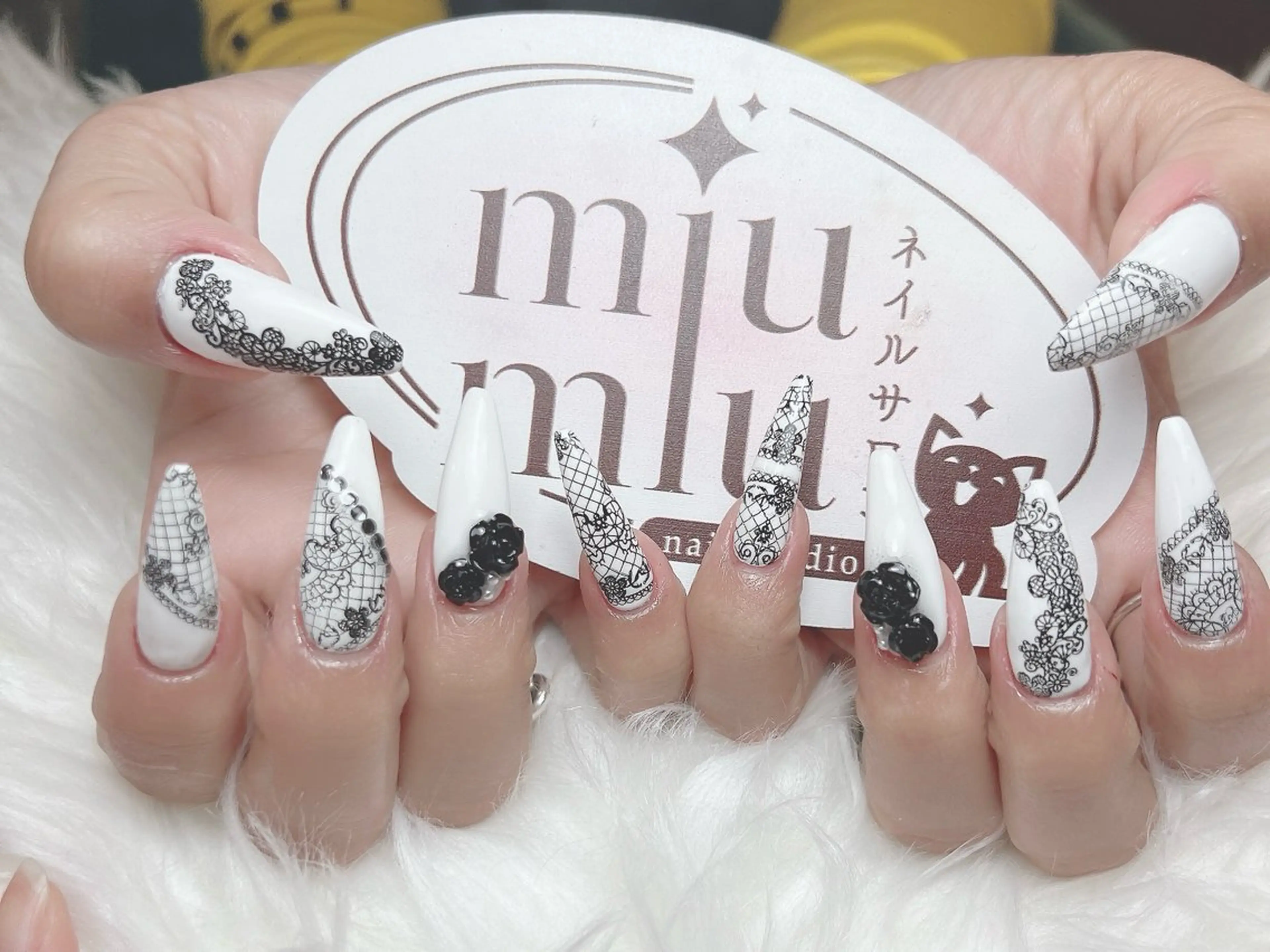 ロング ロング ハンドネイル yu naのネイルデザイン