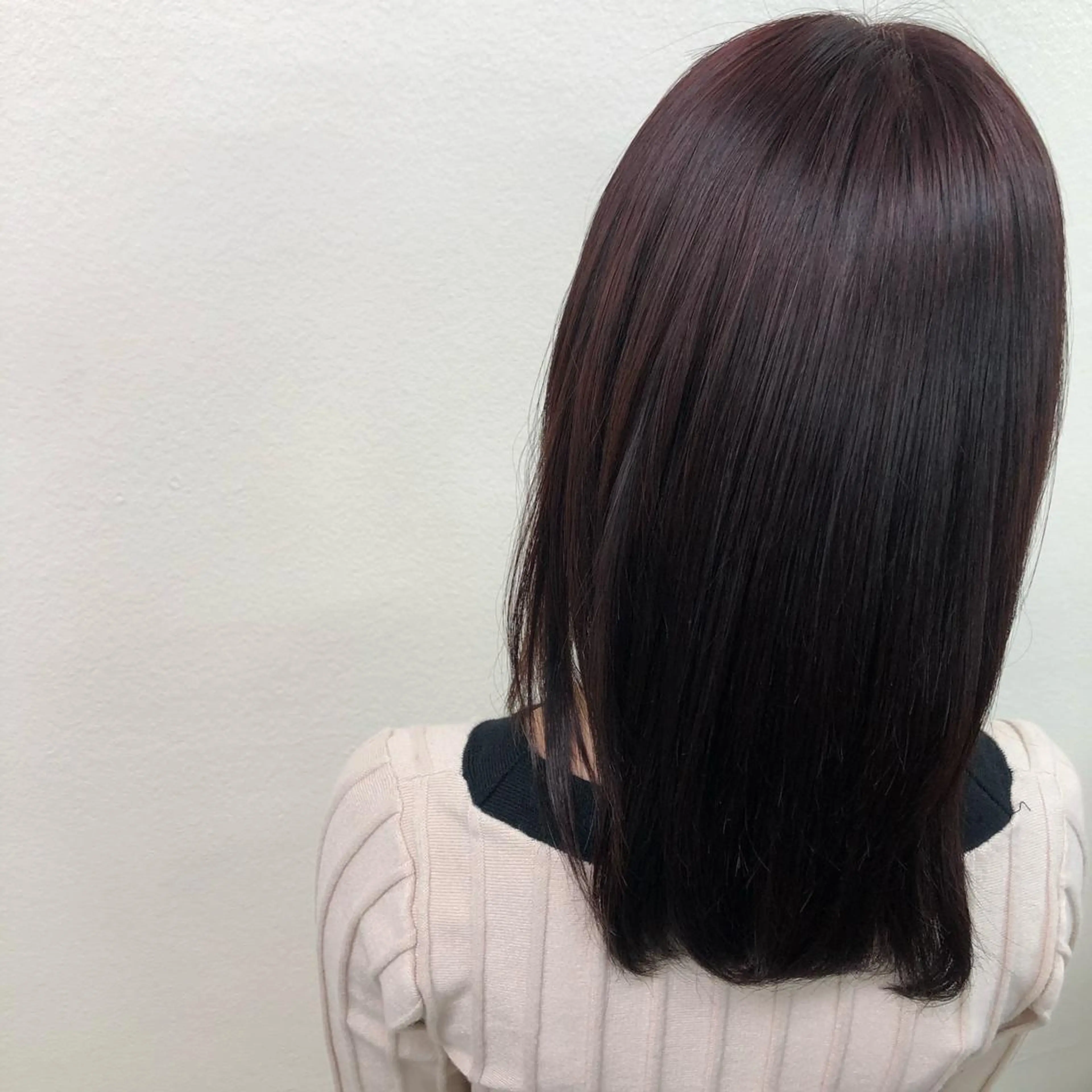 ミディアム カラー 外苑前NO.1艶髪 透明感カラーのヘアスタイル