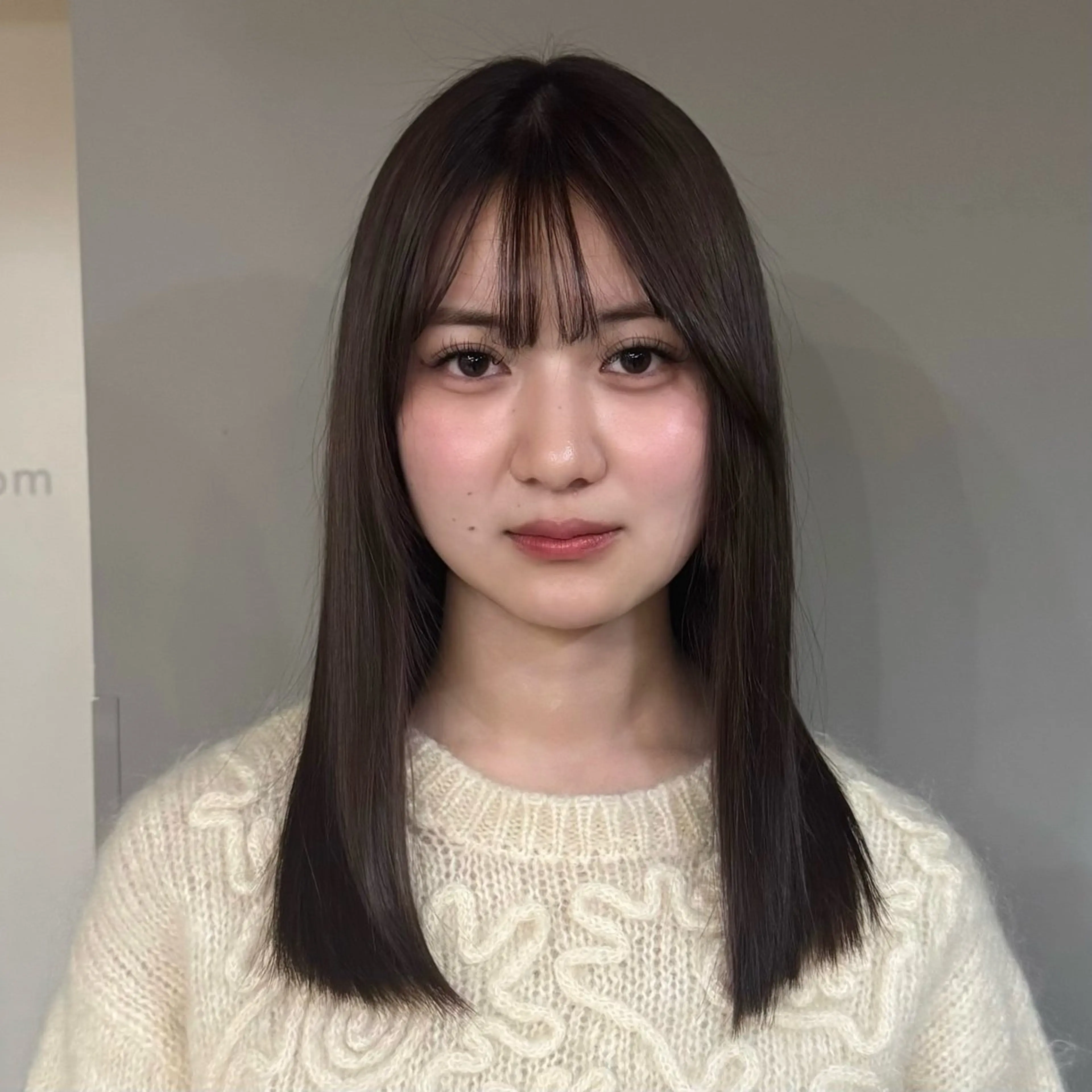 セミロング カラー ヘアカラー トリートメント sia所属・Nene Murakamiのヘアスタイル