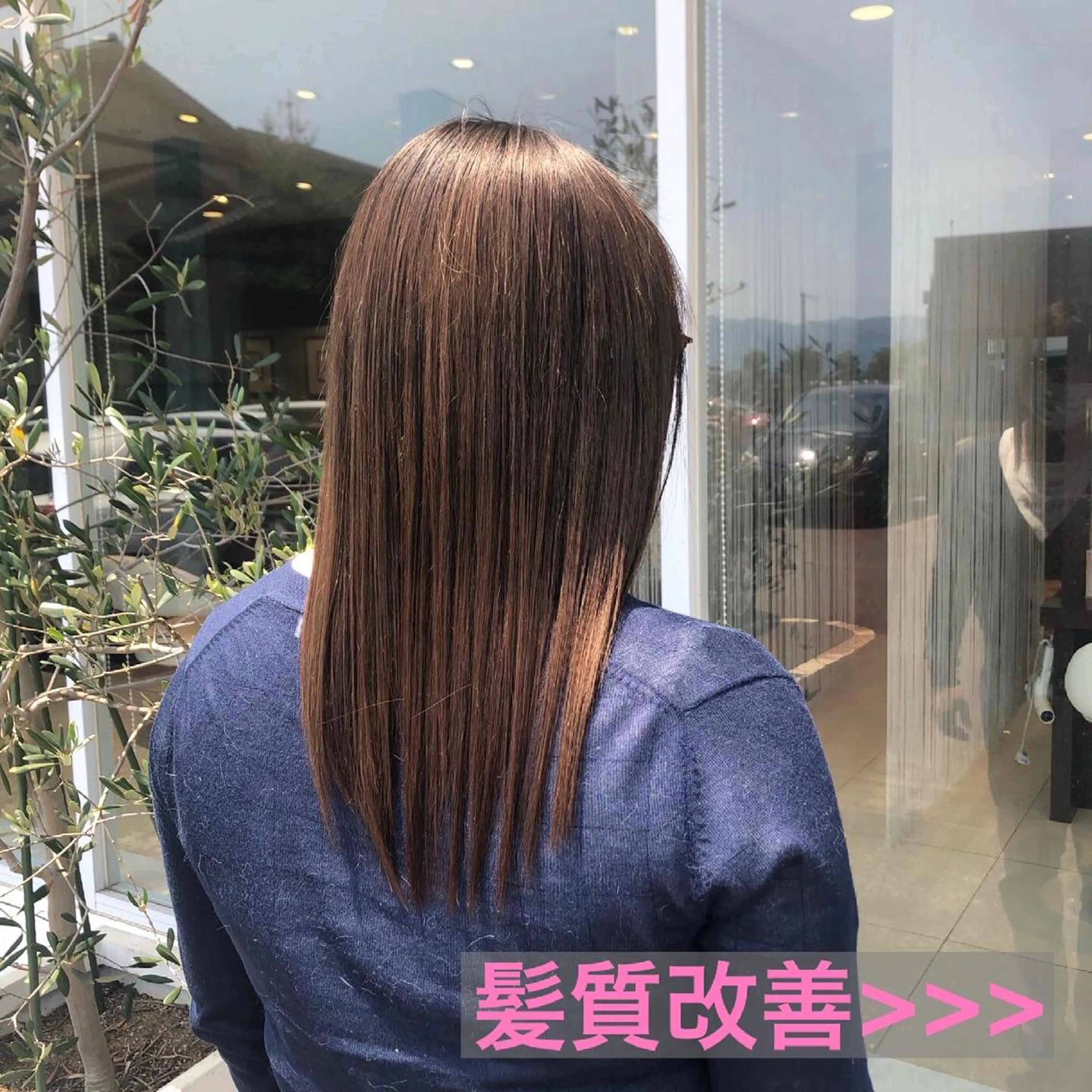 セミロング EARTH長岡 🌼渡辺まい🌼のヘアスタイル