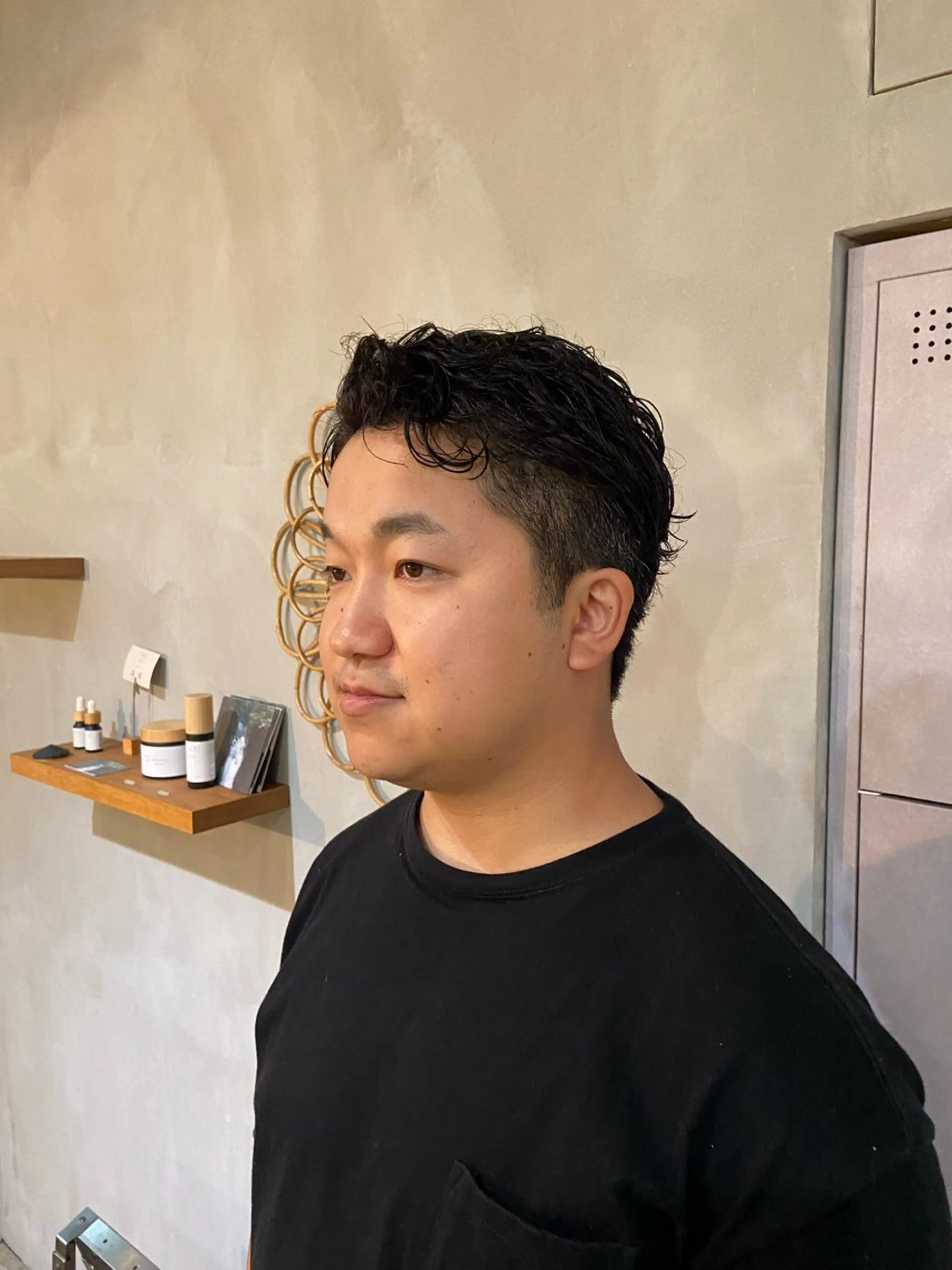 ショート くせ毛 大人メンズショート/ ナチュラルヘア/福田のヘアスタイル