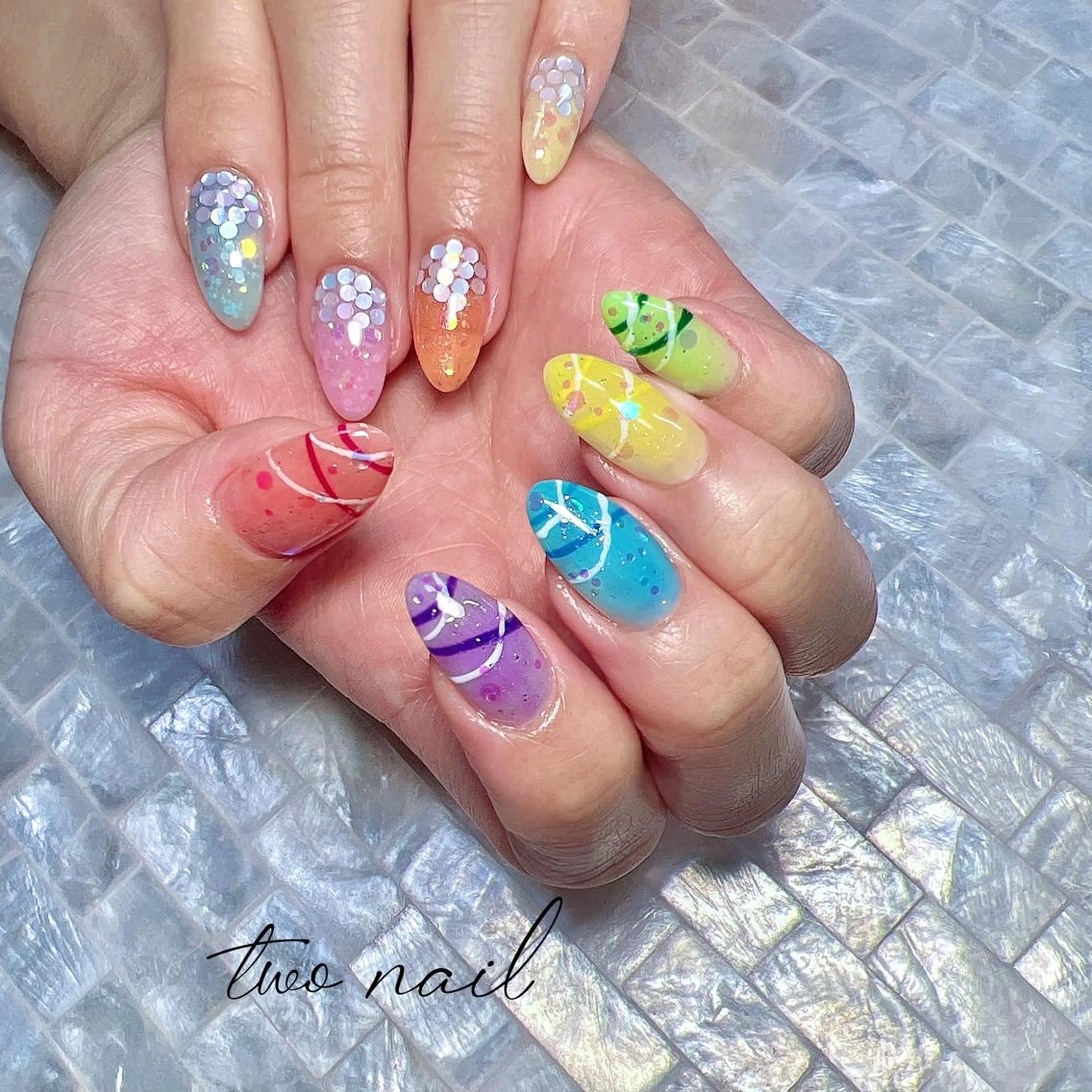 ネイル アートネイル フットネイル ハート ニュアンスネイル オフィスネイル ハンドネイル two nailのネイルデザイン