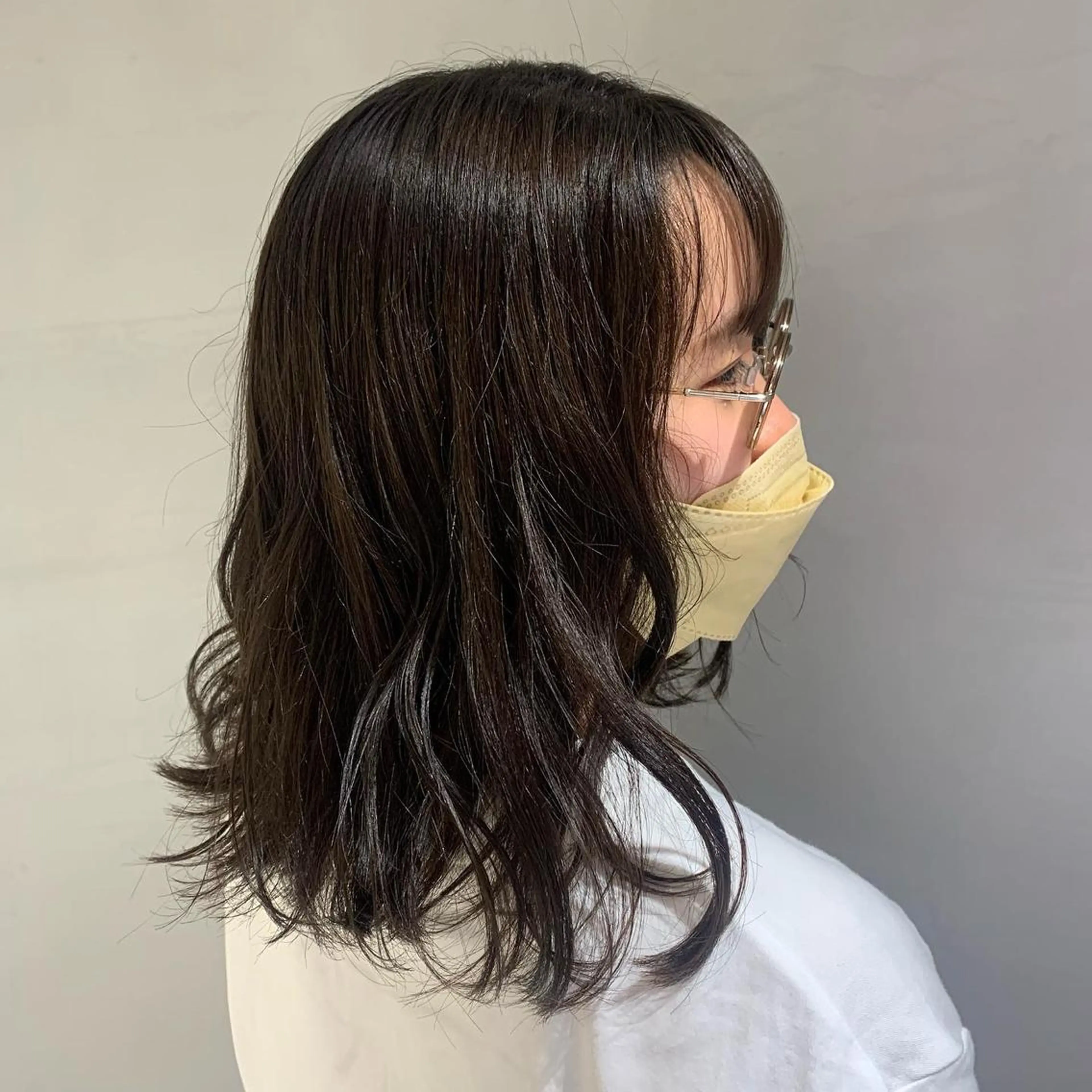 ミディアム “ととのう”ヘッドス パ🌿本多麻亜優のヘアスタイル