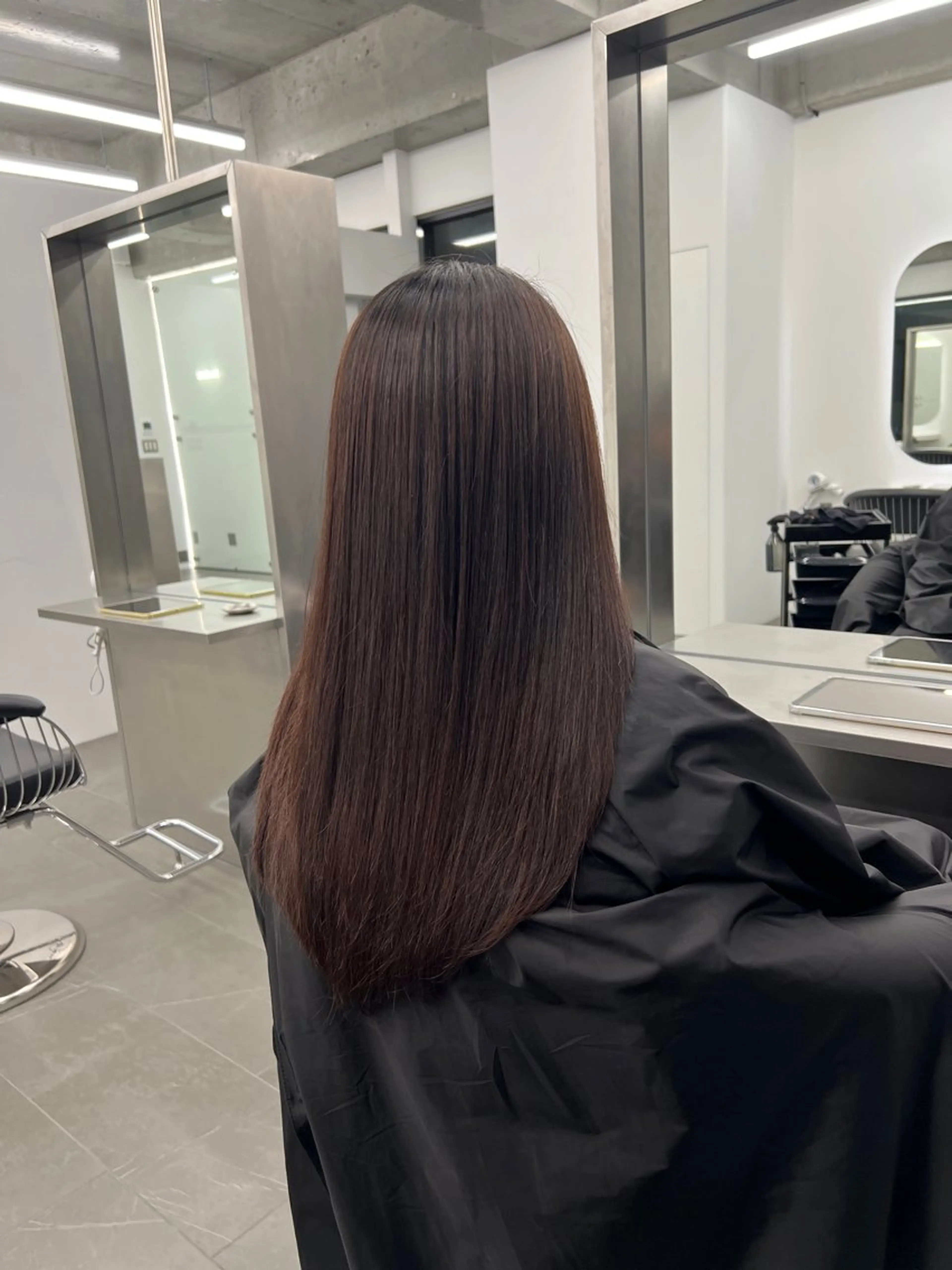 ロング カラー パーマ レイヤー/グレージュ 渋谷表参道/小森波琉のヘアスタイル