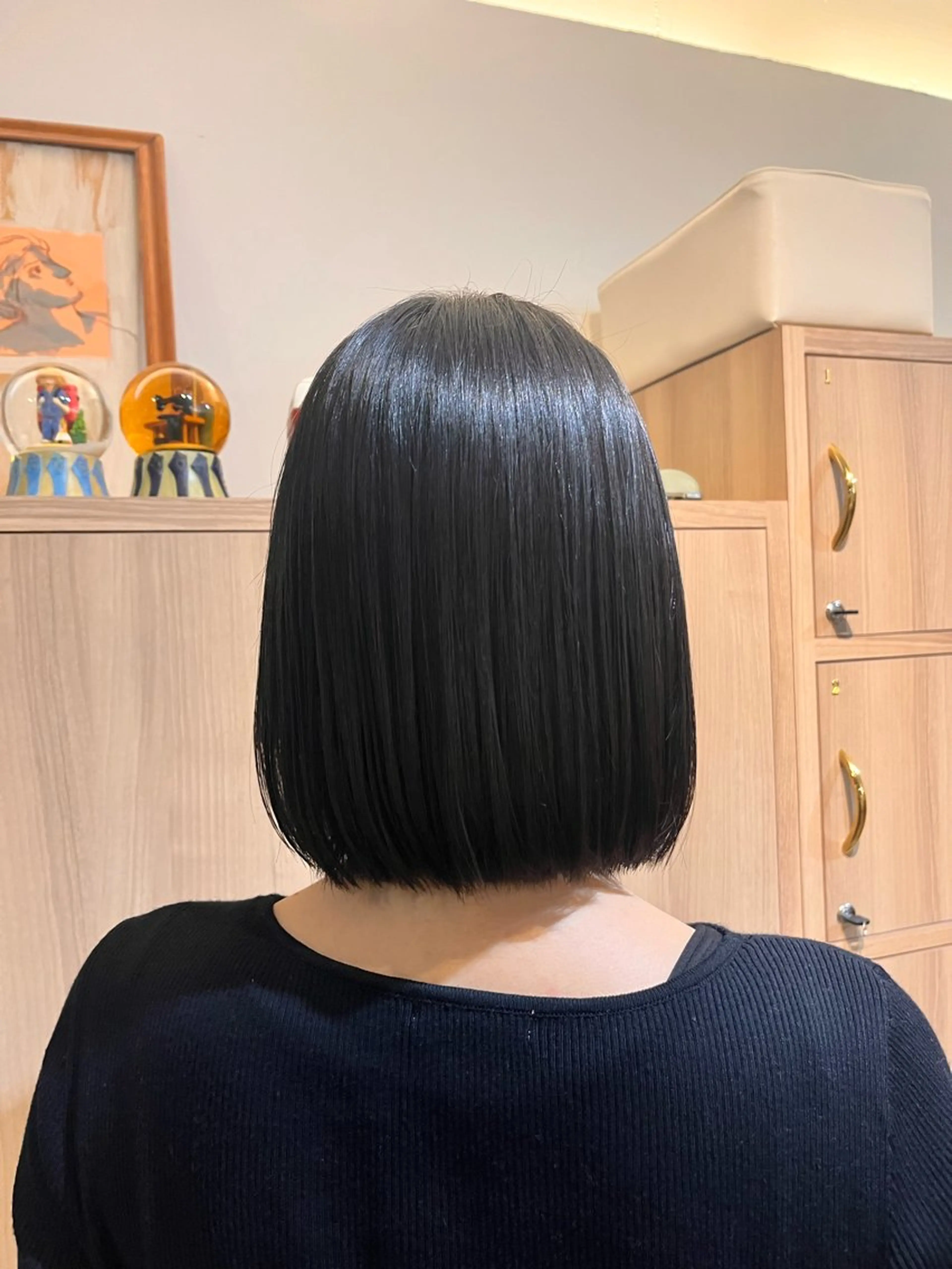 ショート ボブ カット 臺 佳連のヘアスタイル