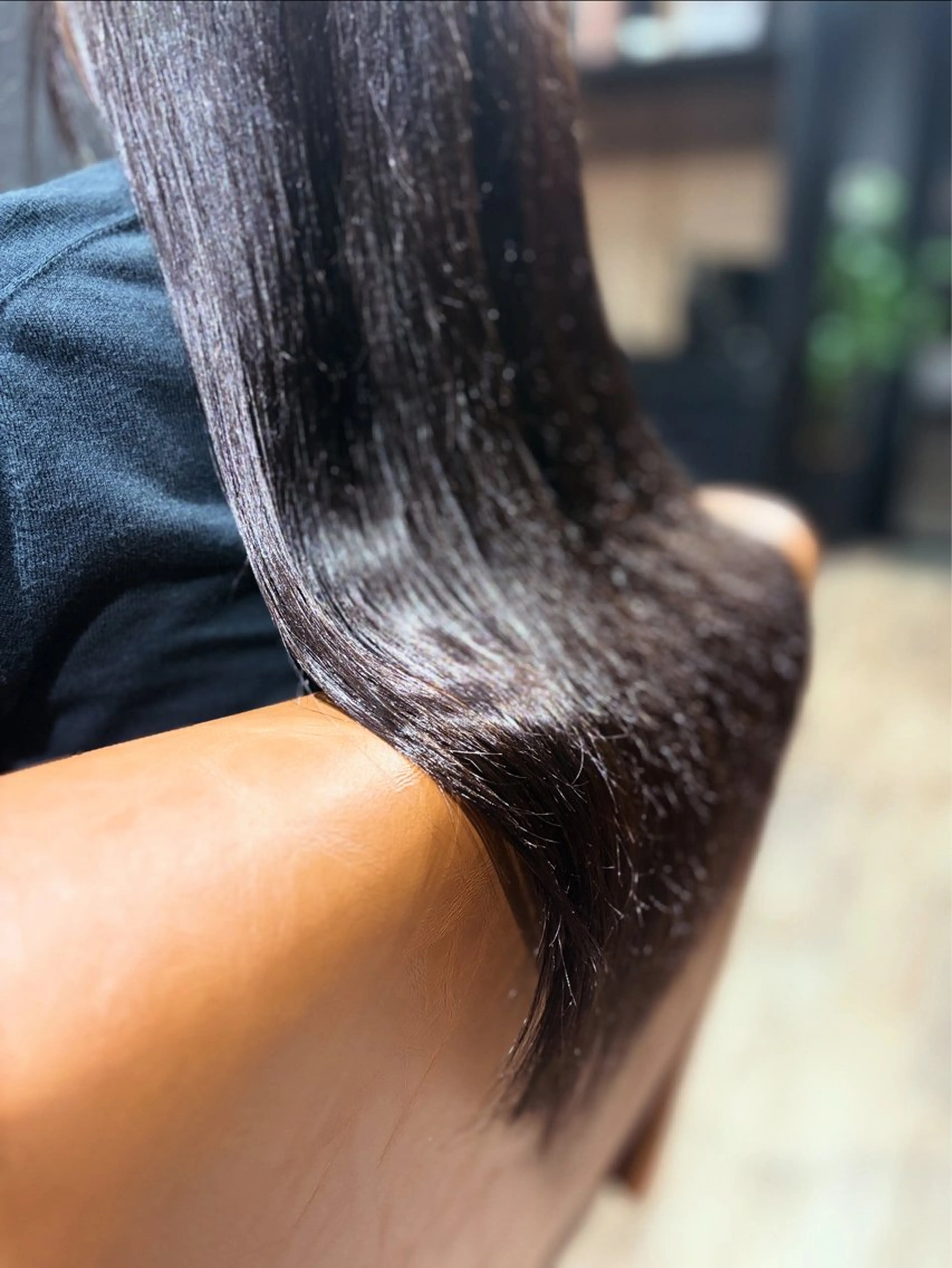 カット+オーガニックヘアカラー ロング (シャンプー・ドライ込)の写真