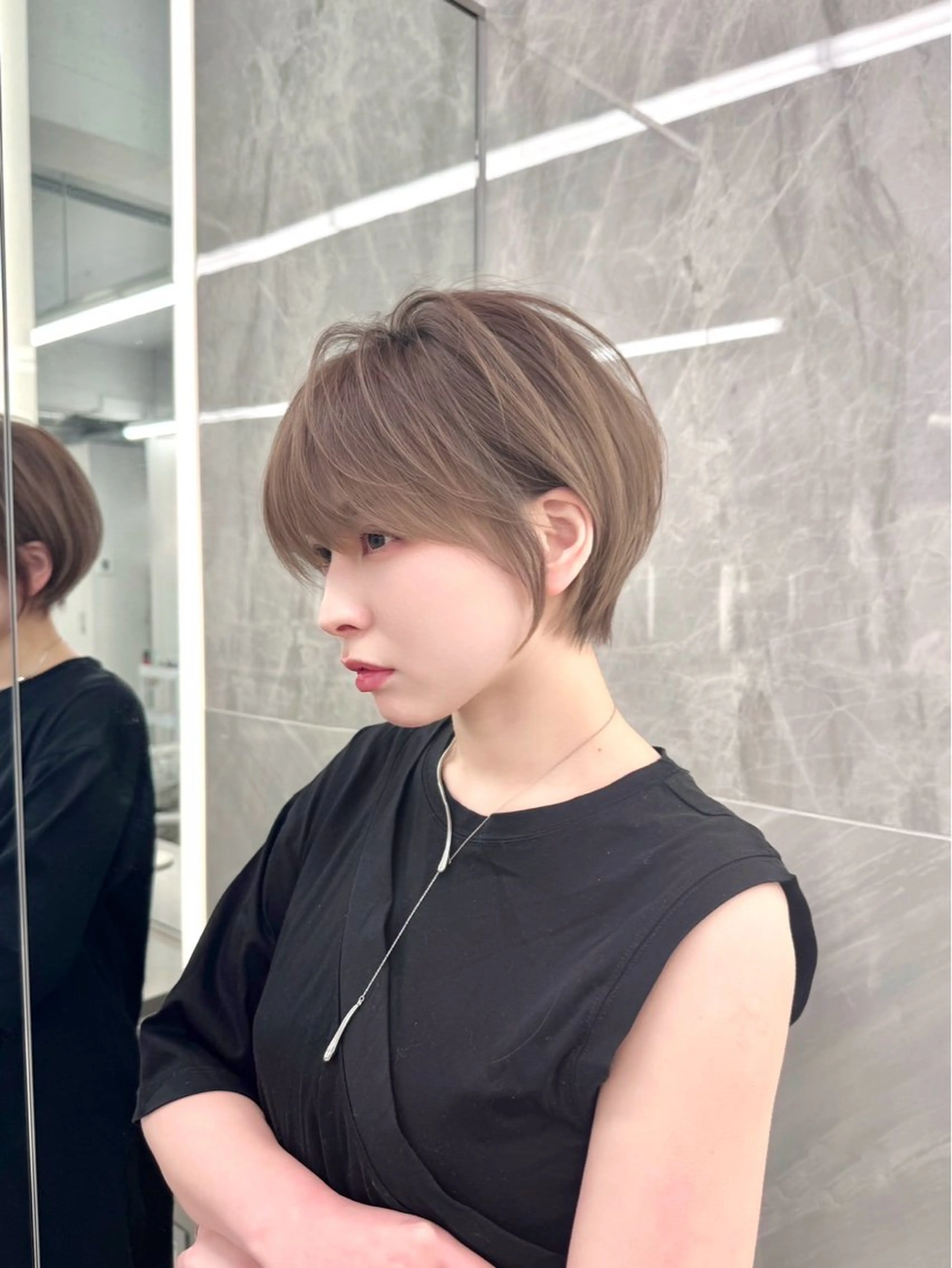 ショート 森田 真由香のヘアスタイル