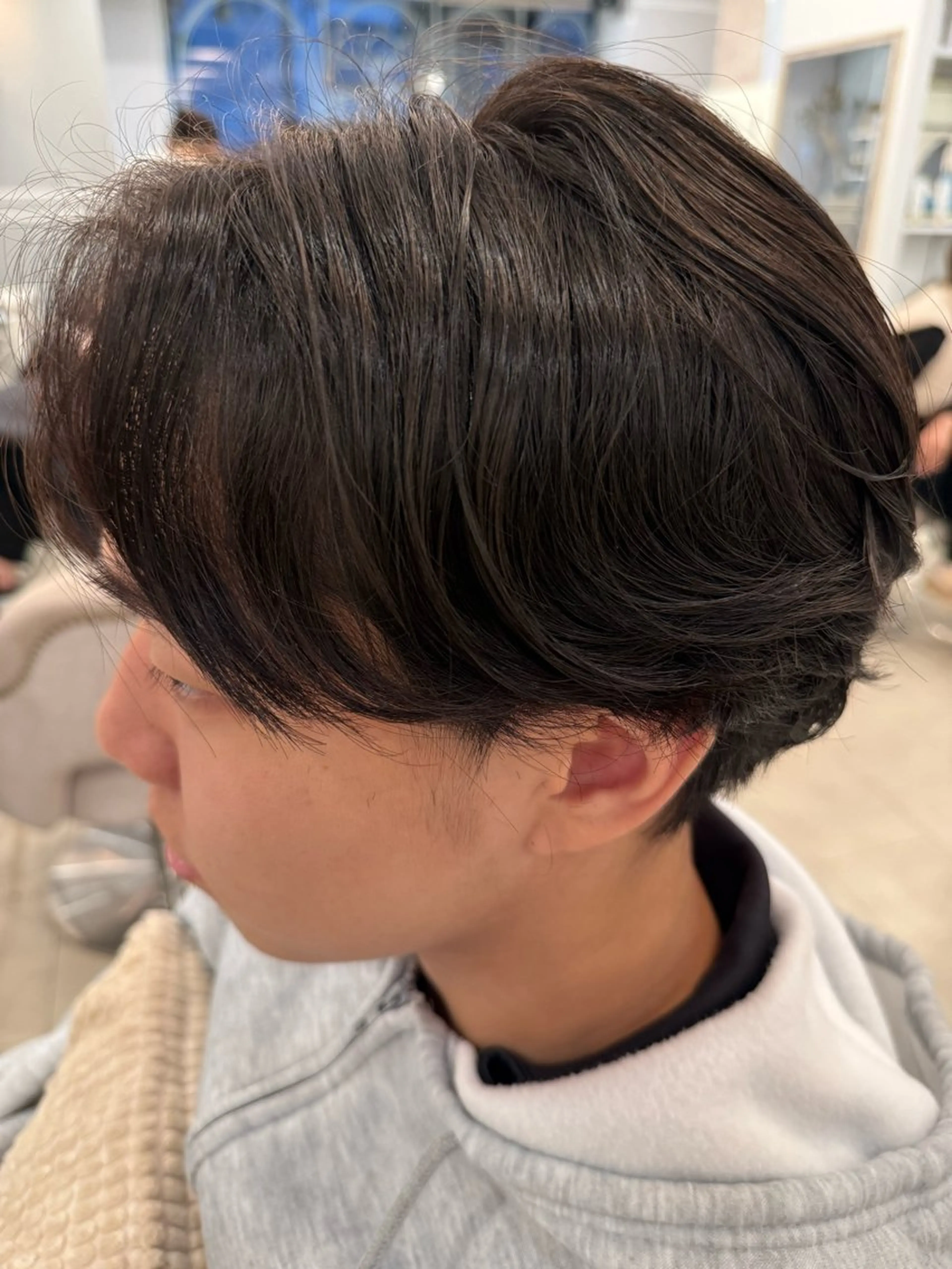 ショート メンズ メンズパーマ 三上 莉里のマツエク・マツパデザイン