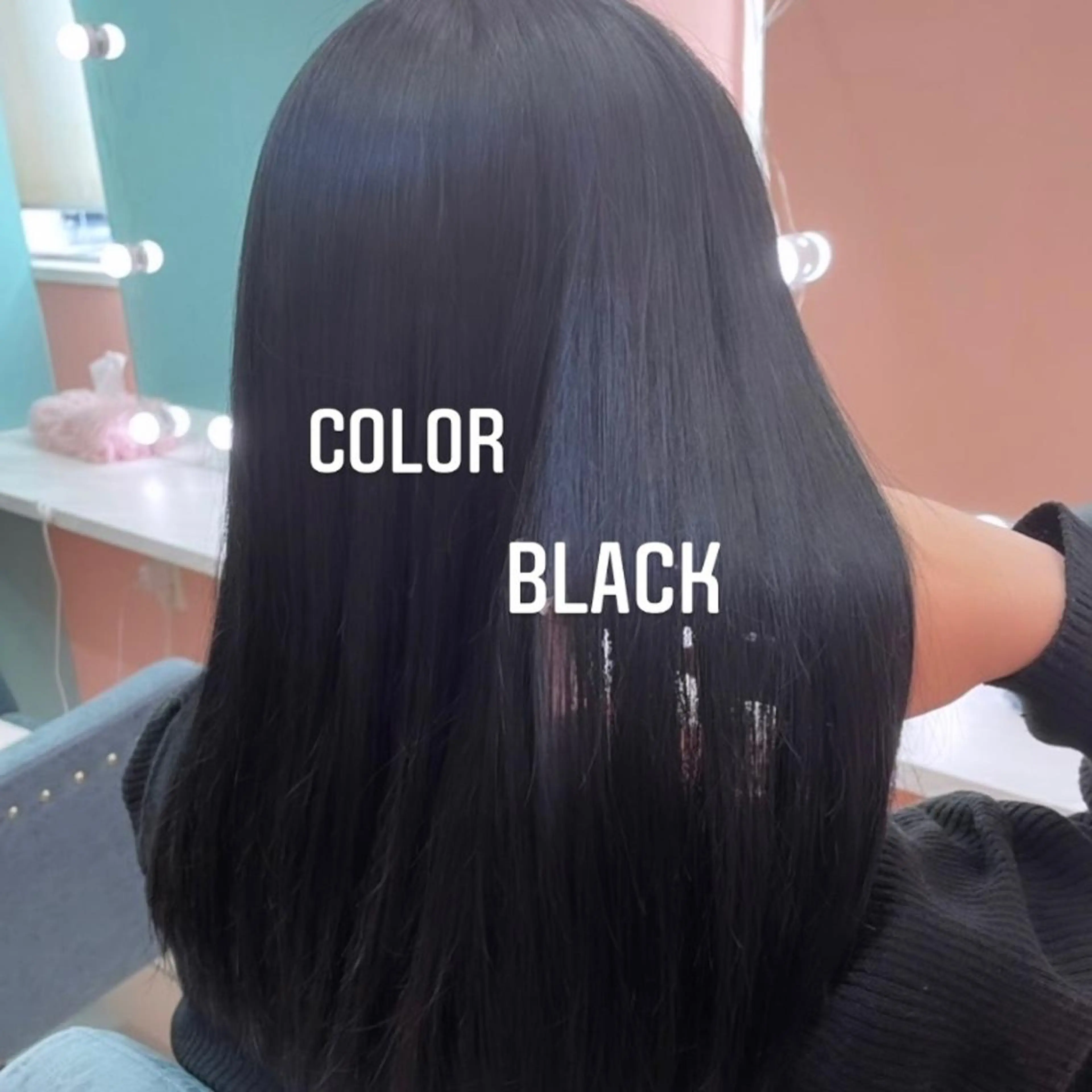 ミディアム カラー エクステ🩵ブリーチ 韓国ヘア🩵KAEのヘアスタイル