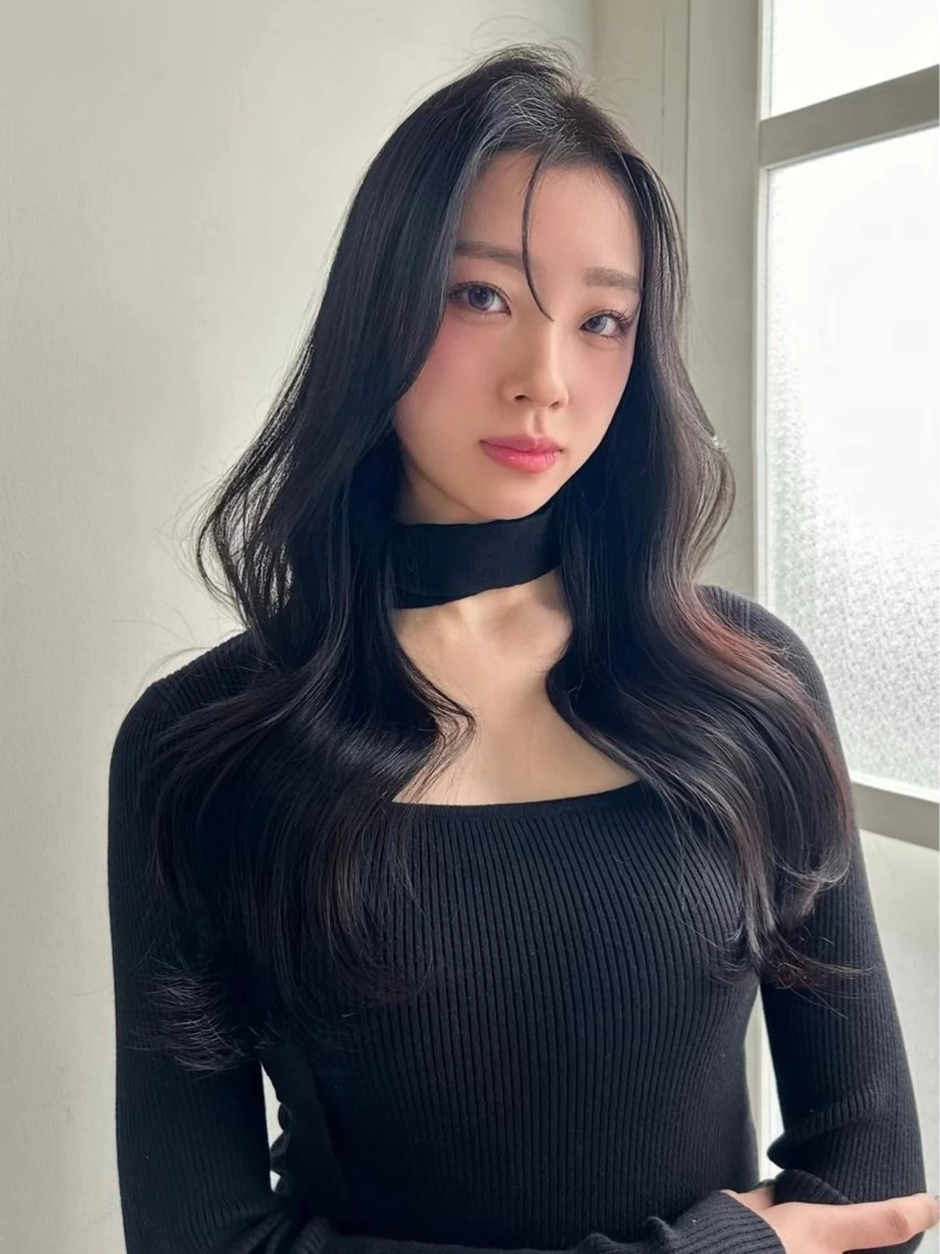 ロング ヘアアレンジ repos京都 四条河原町店 ミルボンAujua認定サロン【ルポ】所属・むっちー/河原町/ 縮毛矯正/韓国ヘアーのヘアスタイル