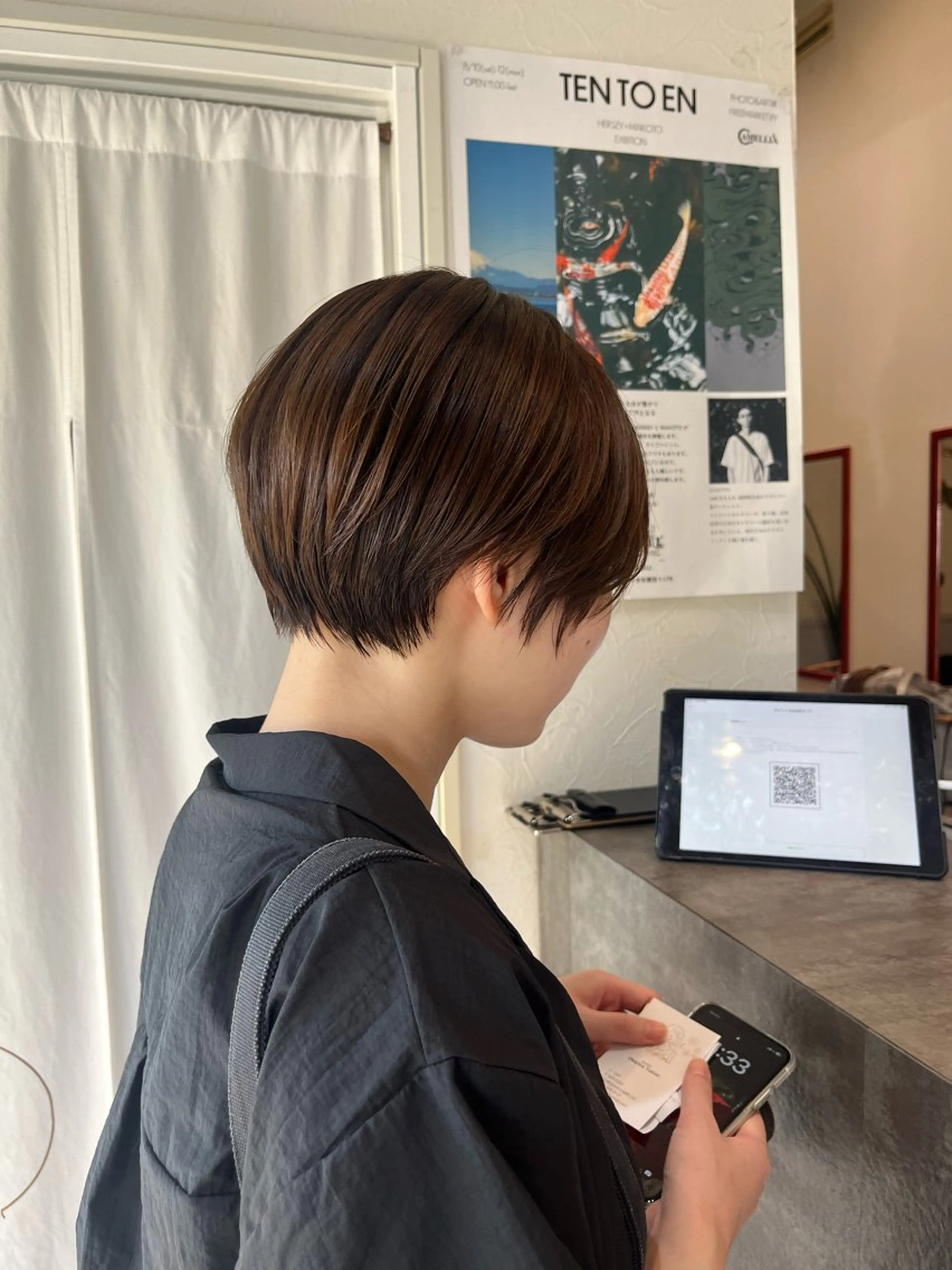 ショート カラー カット ヘアカラー 金沢市/美容師/ 岡島由希美のマツエク・マツパデザイン