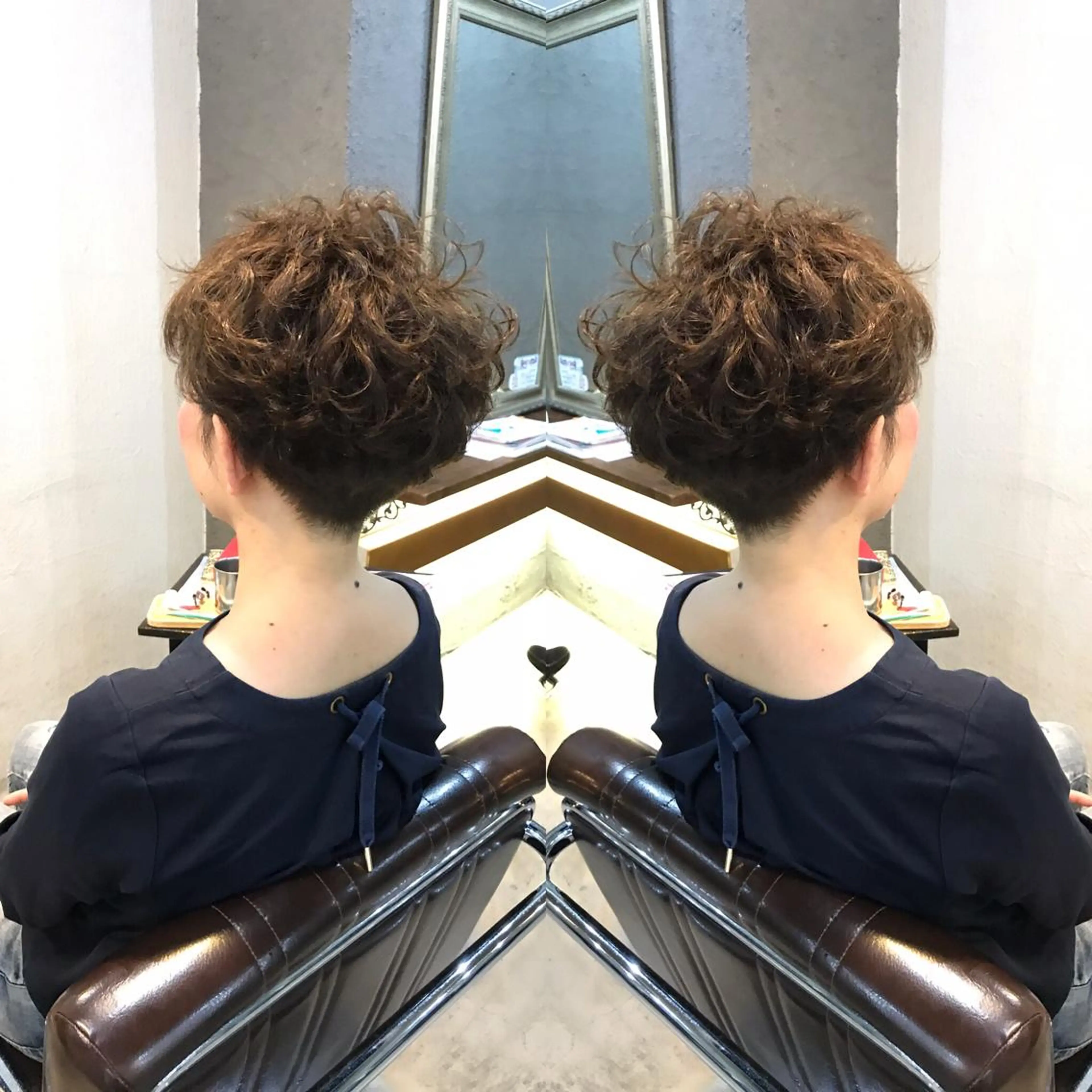 ショート ショートヘア 正分 真美のヘアスタイル