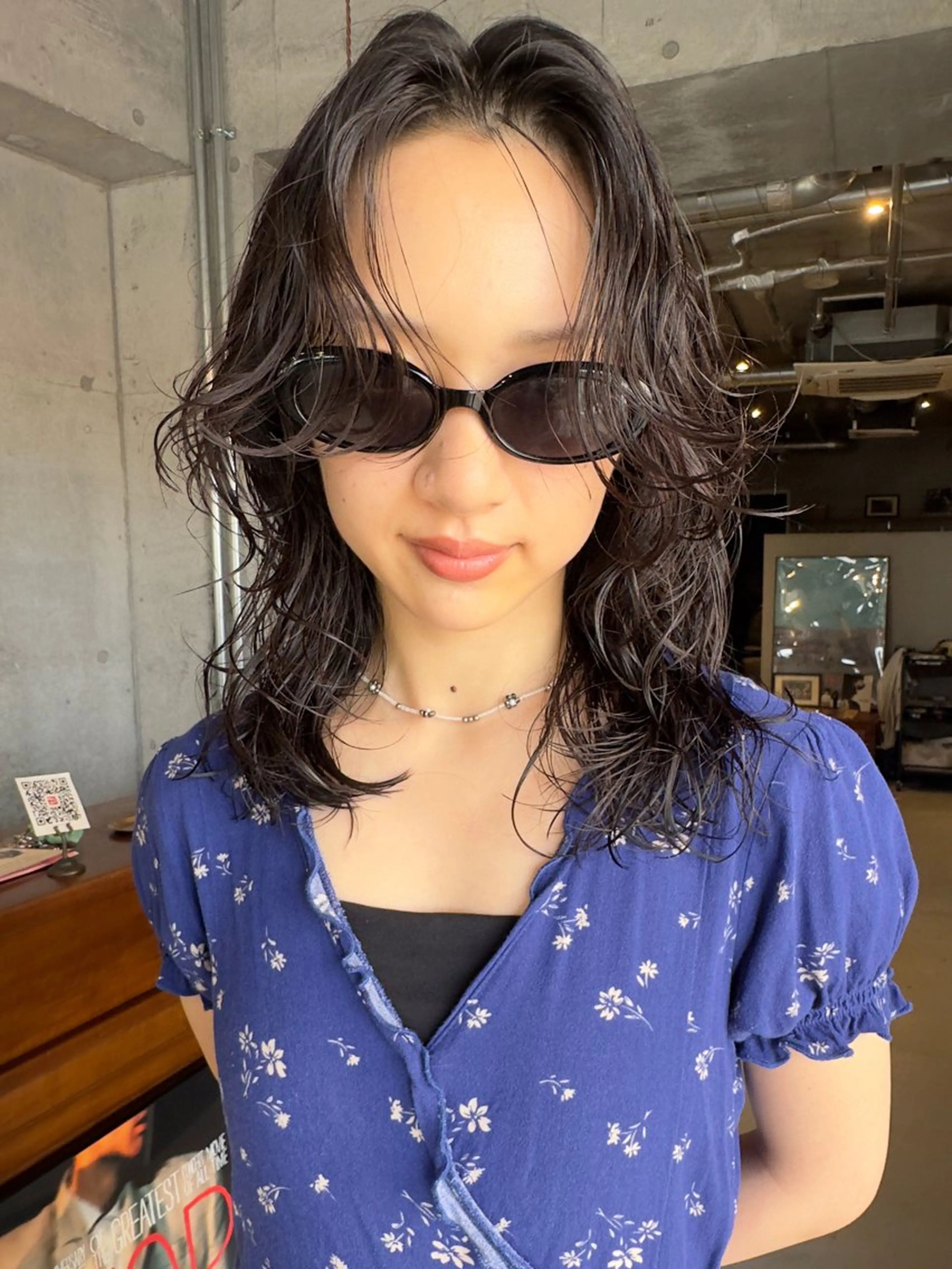 ミディアム パーマ カット ヘアカラー パーマ トリートメント 斎藤祐樹 /レイヤー/パーマのヘアスタイル