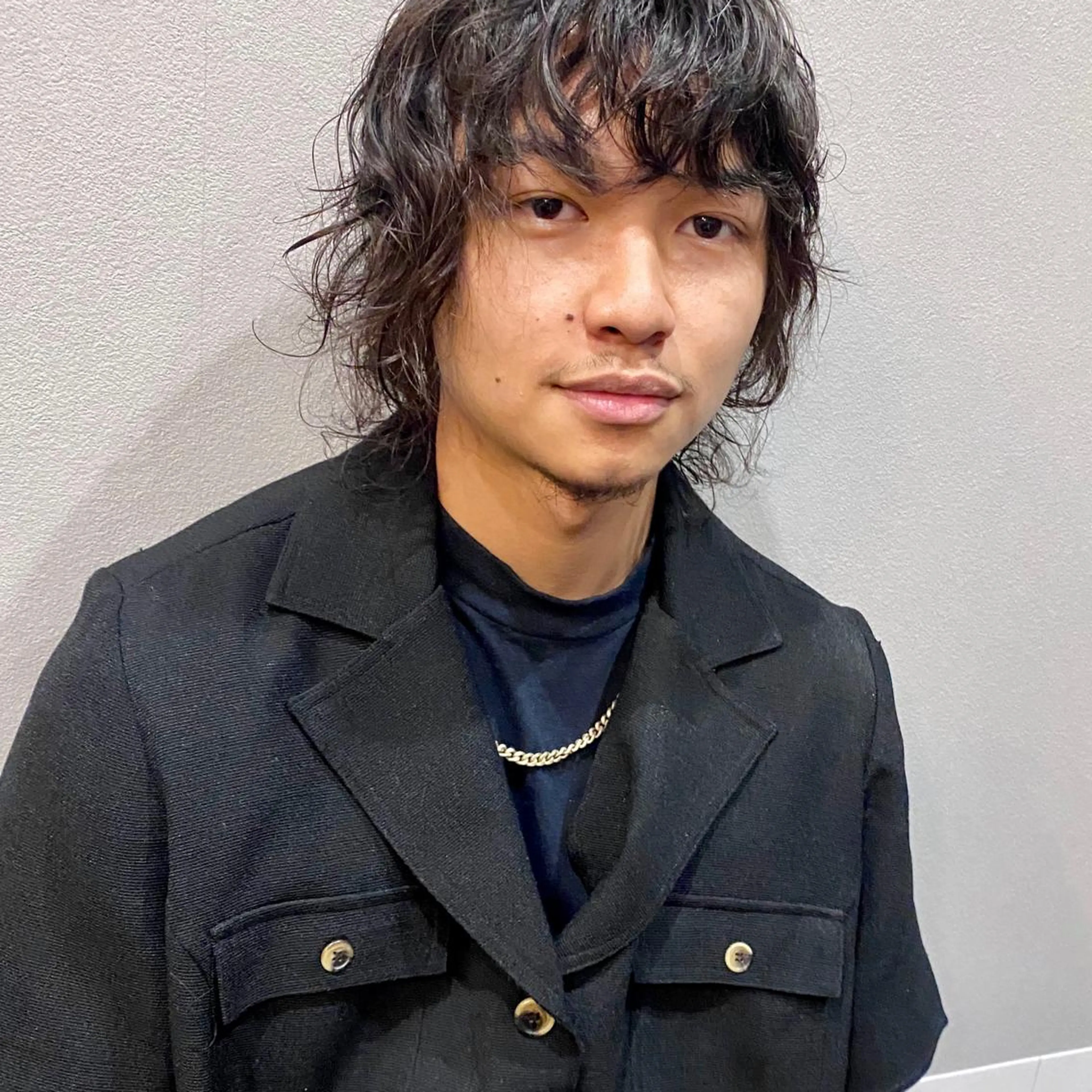 ミディアム パーマ メンズ ミディアムパーマ メンズパーマ 🫧似合わせヘア/ 副店長＊千葉のヘアスタイル