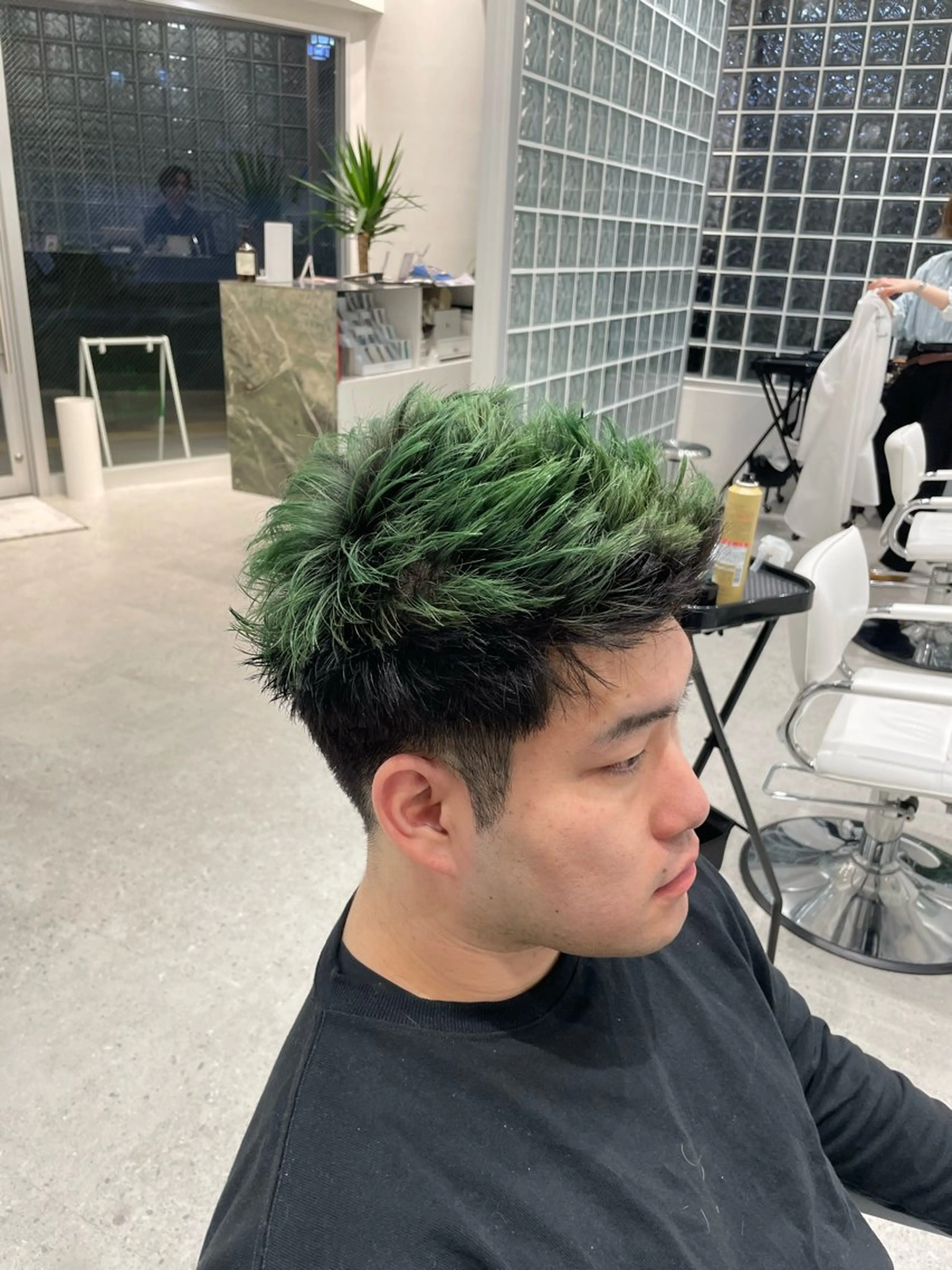 カラー メンズ 無料ショートモデル 募集中❗️秋山ひらいのヘアスタイル