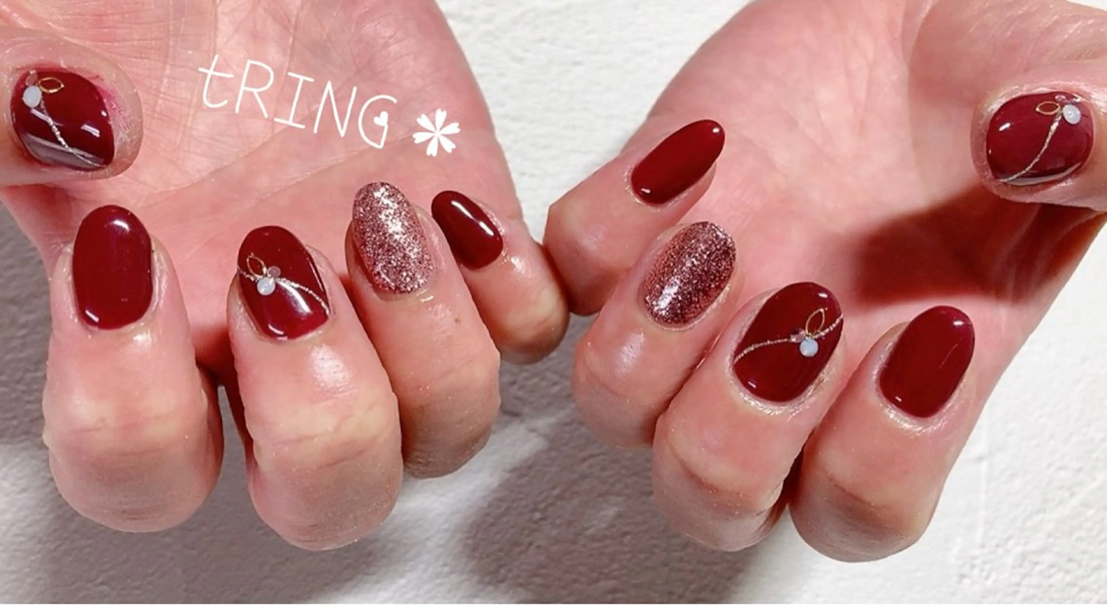 ネイル ハンドネイル tRING* しいの木台のネイルデザイン